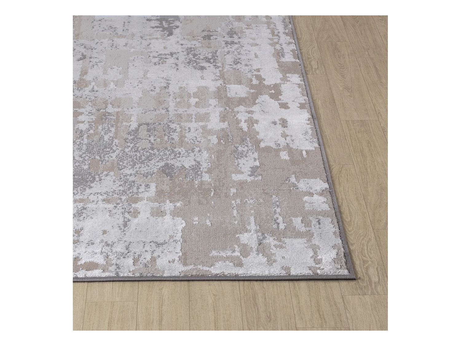 Modern Abstract Tapijt - Beige/Wit - 200x275cm - ORGANA