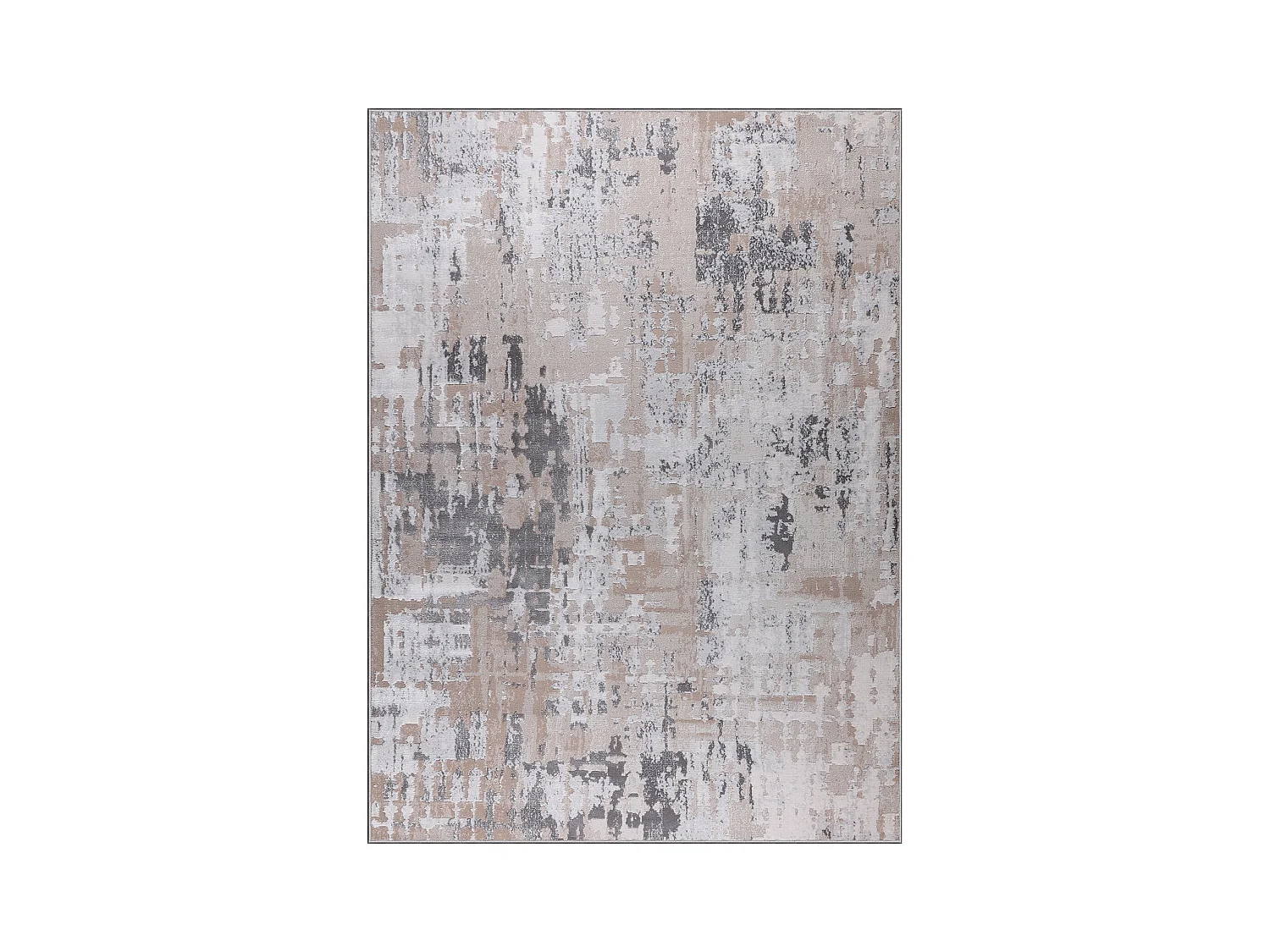 Modern Abstract Tapijt - Beige/Wit - 200x275cm - ORGANA