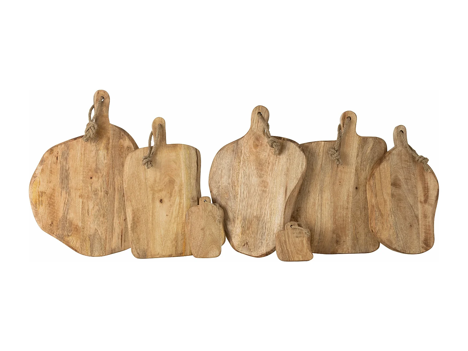 Planche à Découper Ronde "Bois" 52cm Naturel