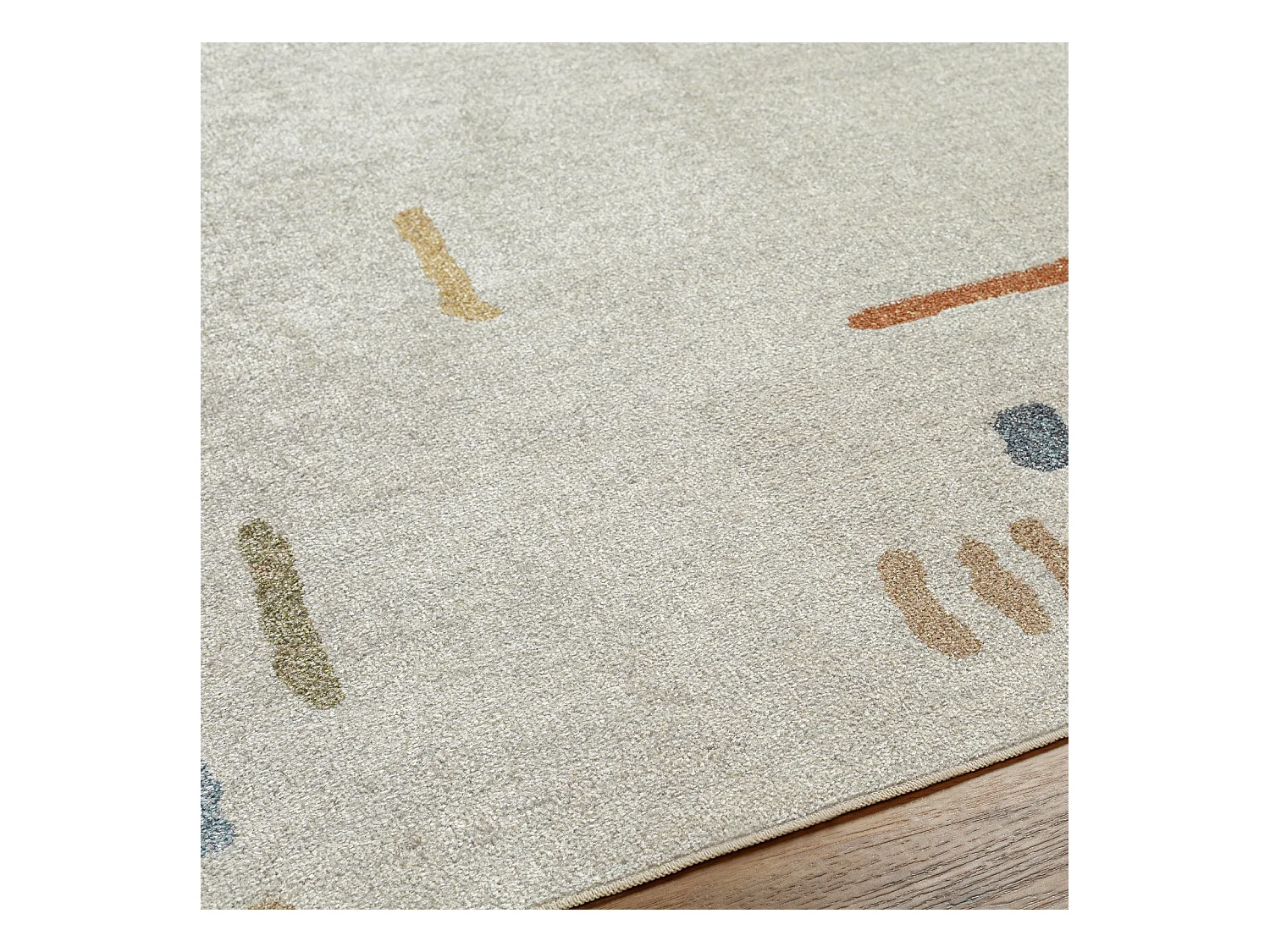 Afwasbaar Scandinavisch Tapijt - Meerkleurig/Blauw - 200x275cm - AMELIA