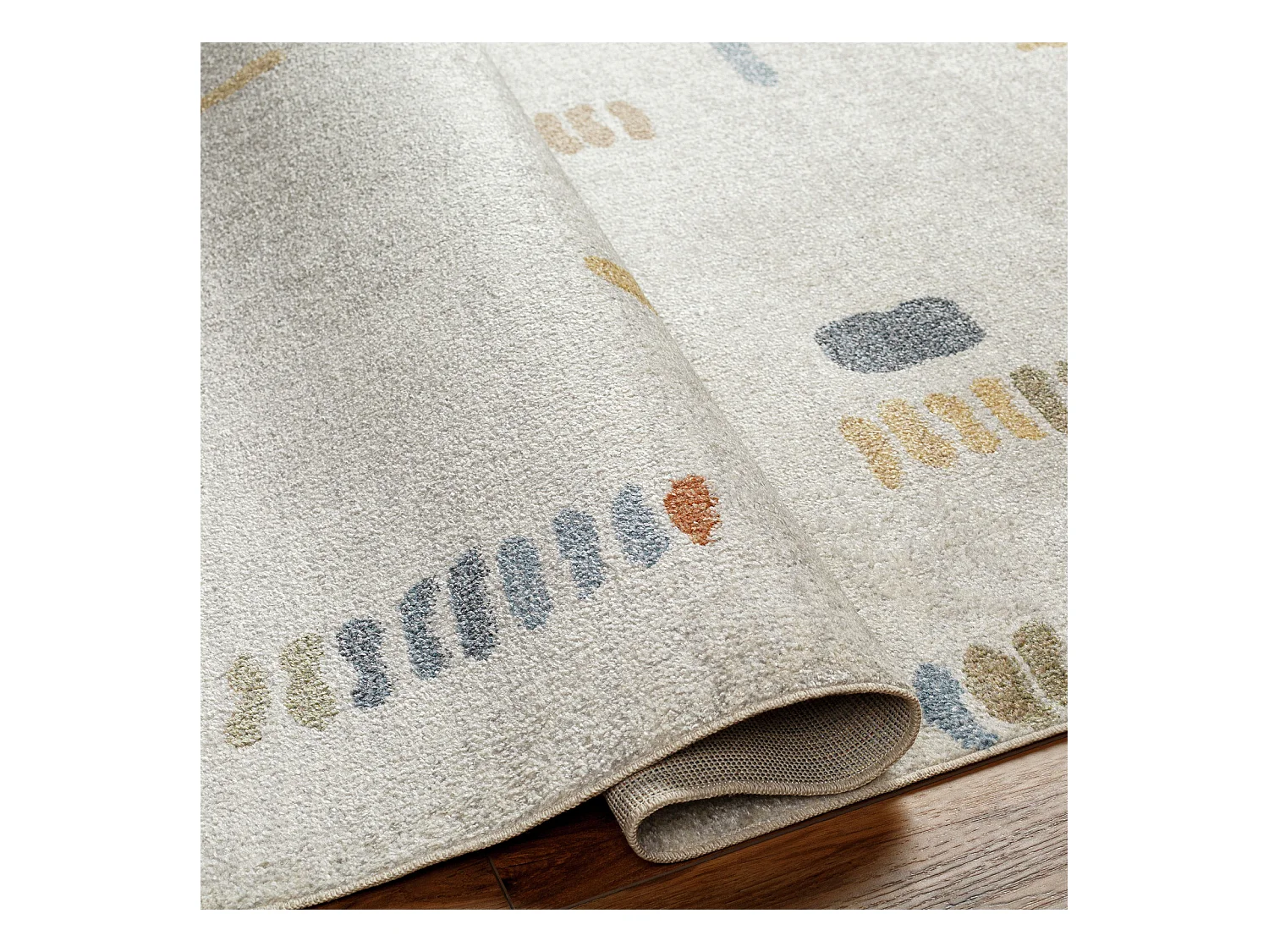 Afwasbaar Scandinavisch Tapijt - Meerkleurig/Blauw - 200x275cm - AMELIA