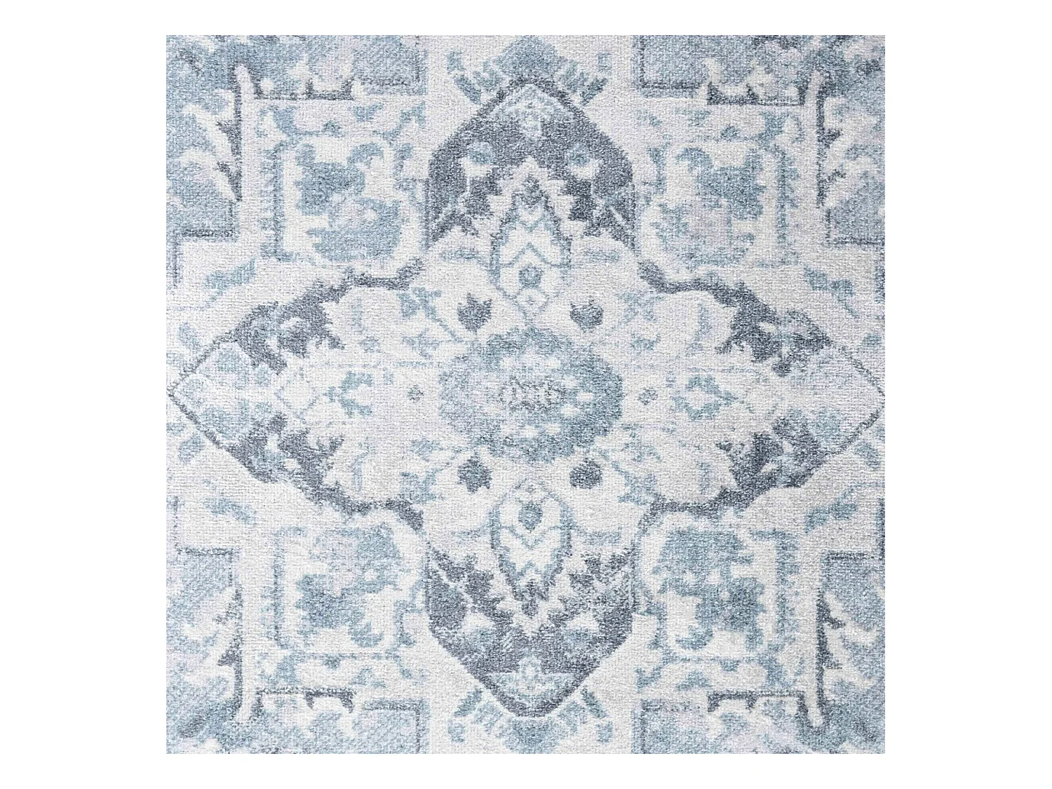 Afwasbaar Vintage Tapijt - Grijs/Blauw - 160x213cm - ELSA