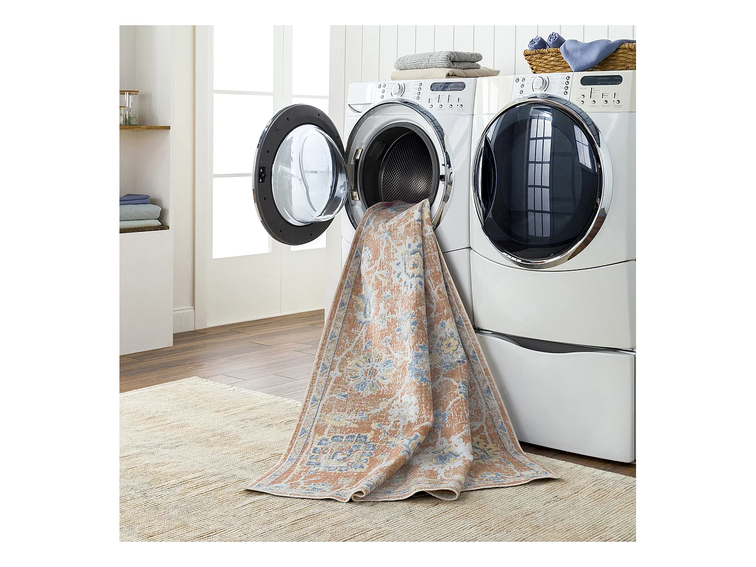 Afwasbaar Vintage Tapijt - Rood - 200x275cm - RUBY