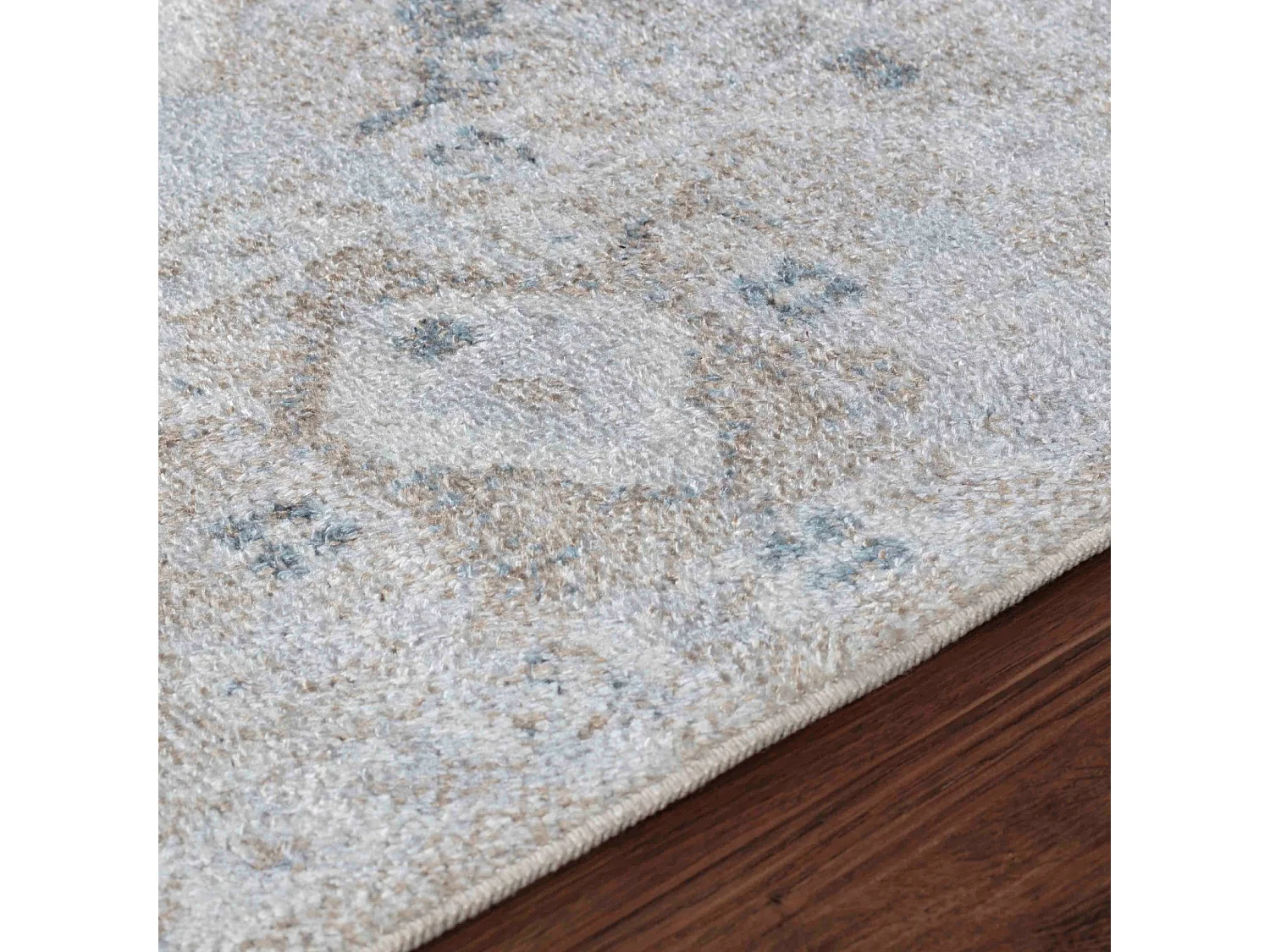 Afwasbaar Vintage Tapijt - Ivoor/Bruin - 160x213cm - ELSA