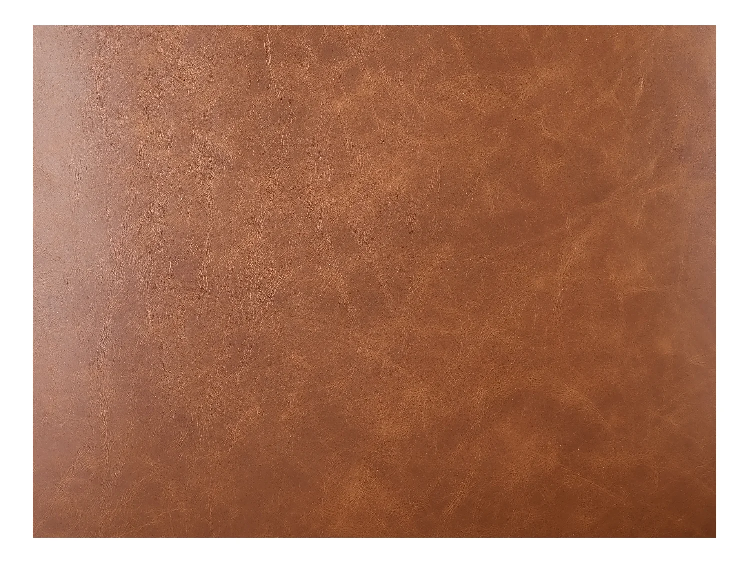 Canapé 3 places en cuir de vachette camel CHESTERFIELD