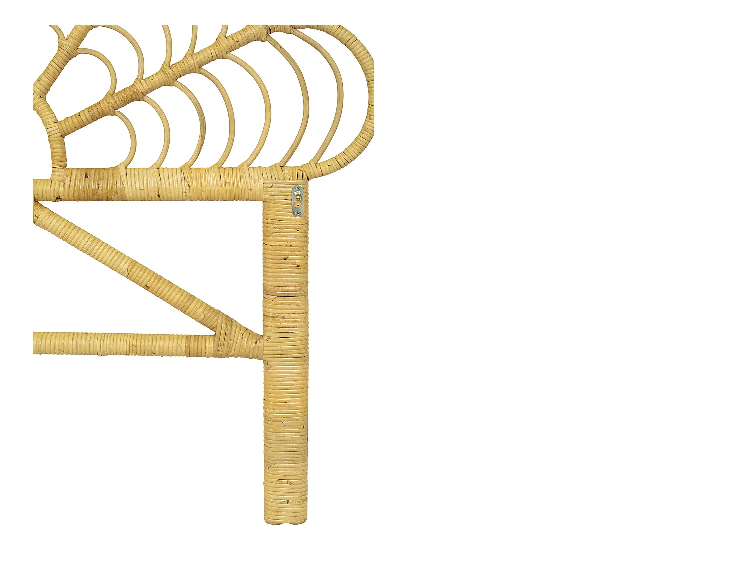 Cabeceira de cama 110 cm vime natural - FLOSIA