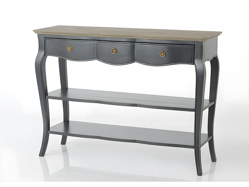 Console grand modèle grise Maddy