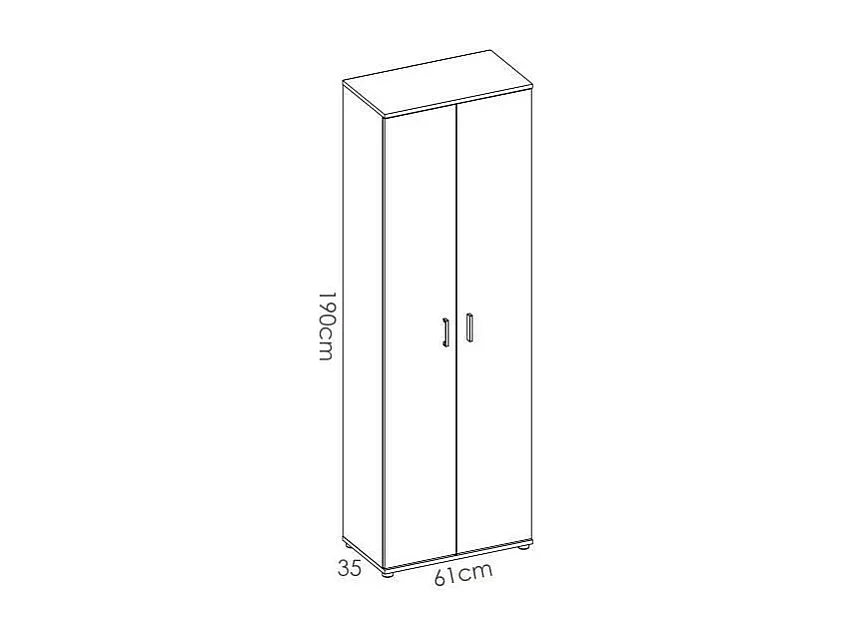 Schuhschrank Fit White - Aufbewahrung für 17 Paar Schuhe und Stiefel