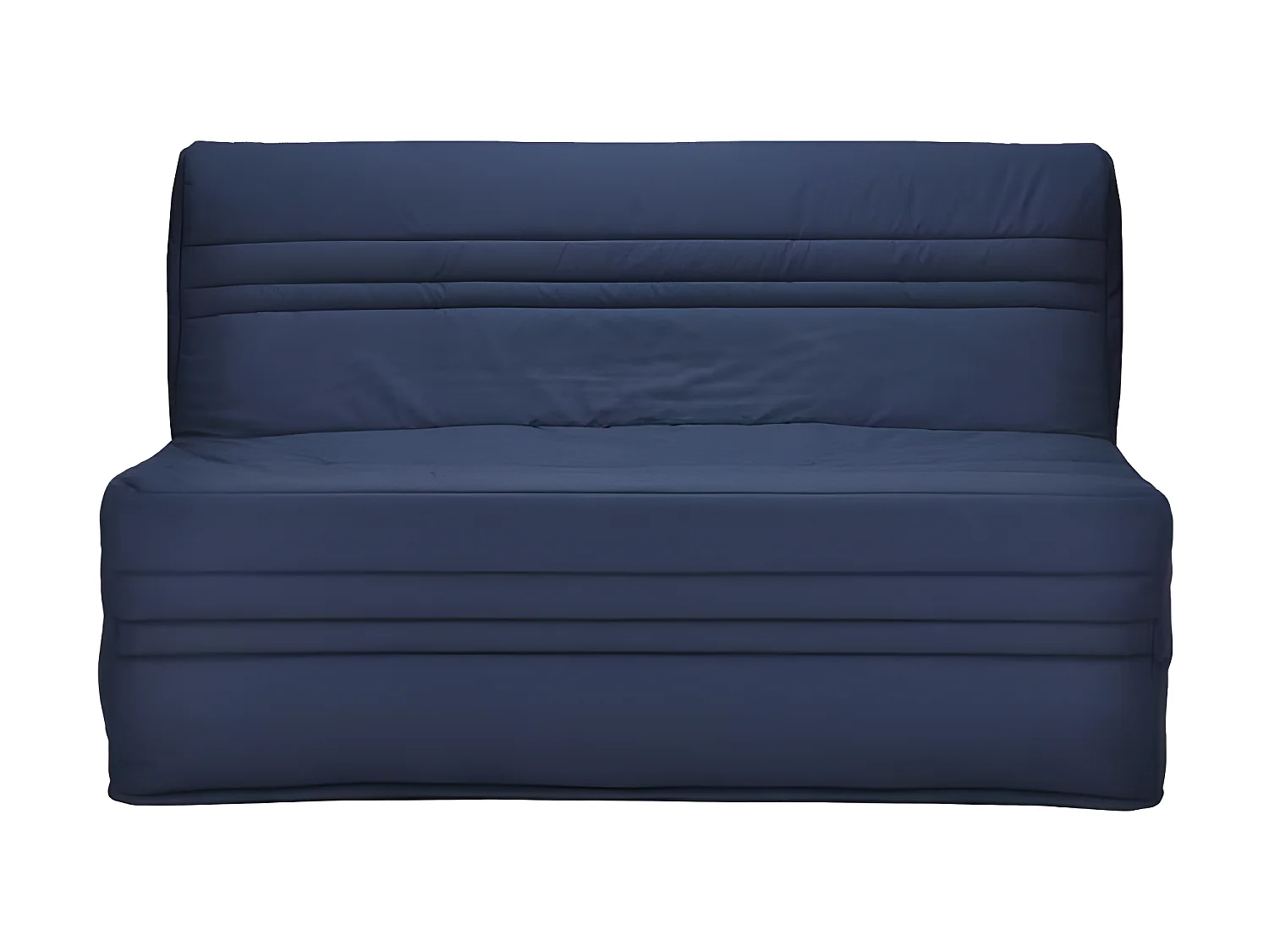 Slaapbank BZ 3-zits JOÉ van Marineblauwe Stof in Eigentijdse Stijl - Franse Fabricage