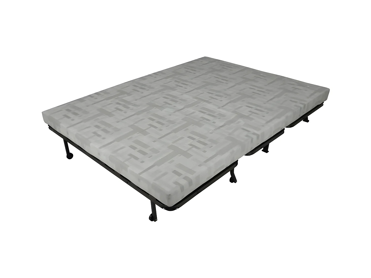 Slaapbank BZ 3-zits JOÉ van Marineblauwe Stof in Eigentijdse Stijl - Franse Fabricage