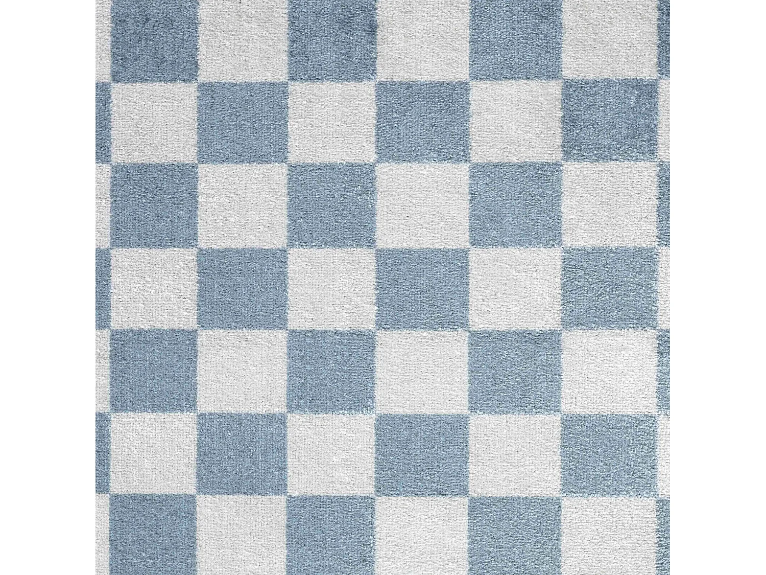 Alfombra Escandinava a Cuadros Lavable - Azul - 160x213cm - CHELSEA