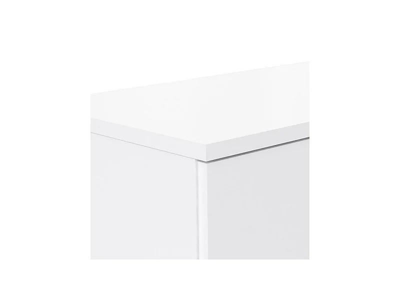 Mobile porta scarpe contemporaneo bianco opaco - L 90 cm