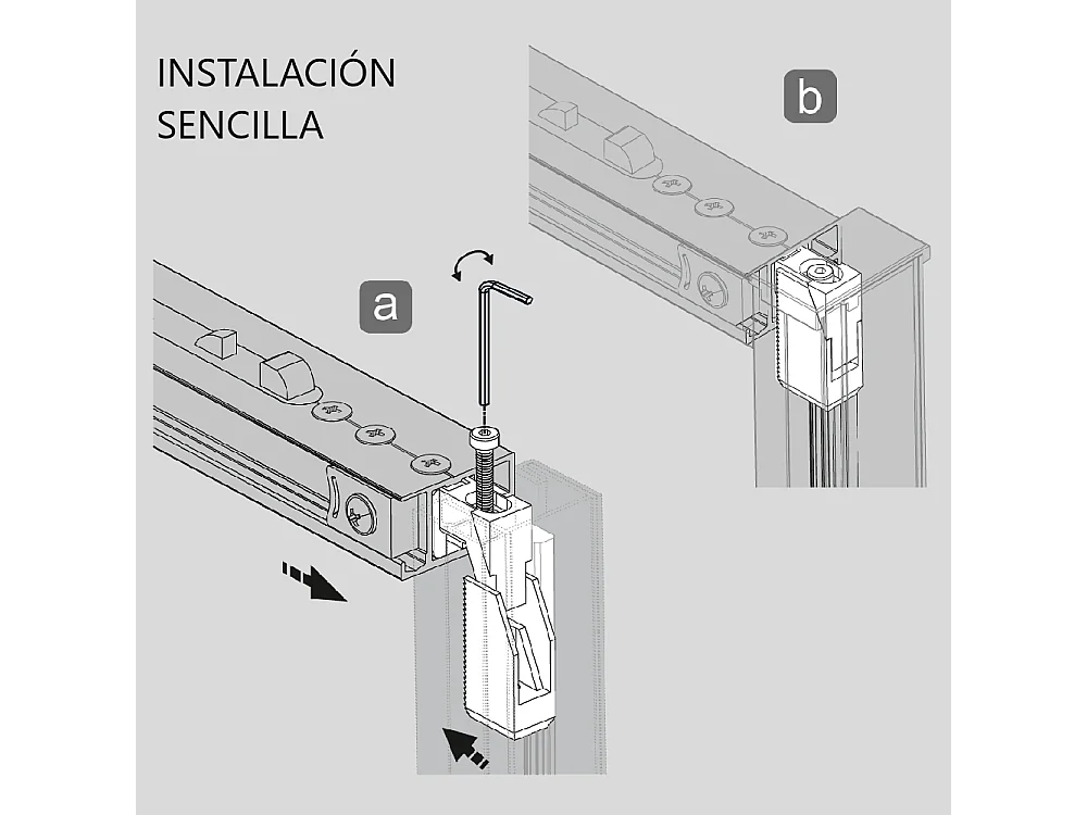 Paroi de douche 2 verres fixes + 2 portes coulissantes DELTA 130-132.6 cm
