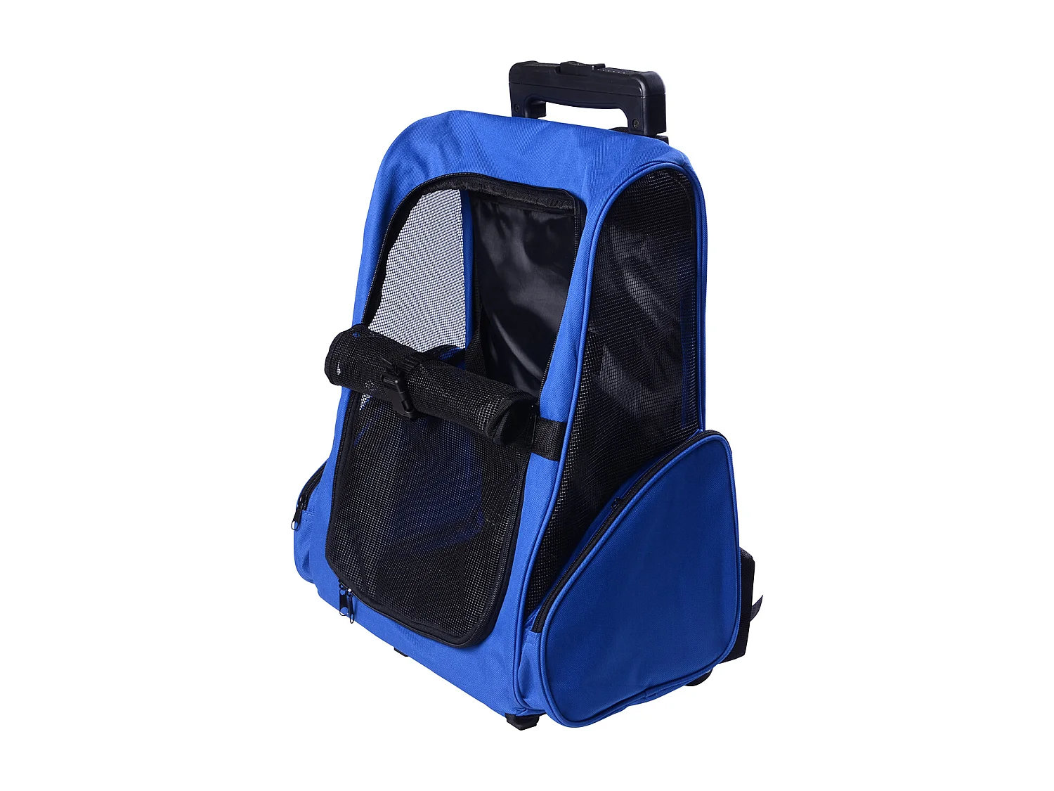 2 en 1 trolley chariot sac à dos sac de transport à roulettes pour chien chat