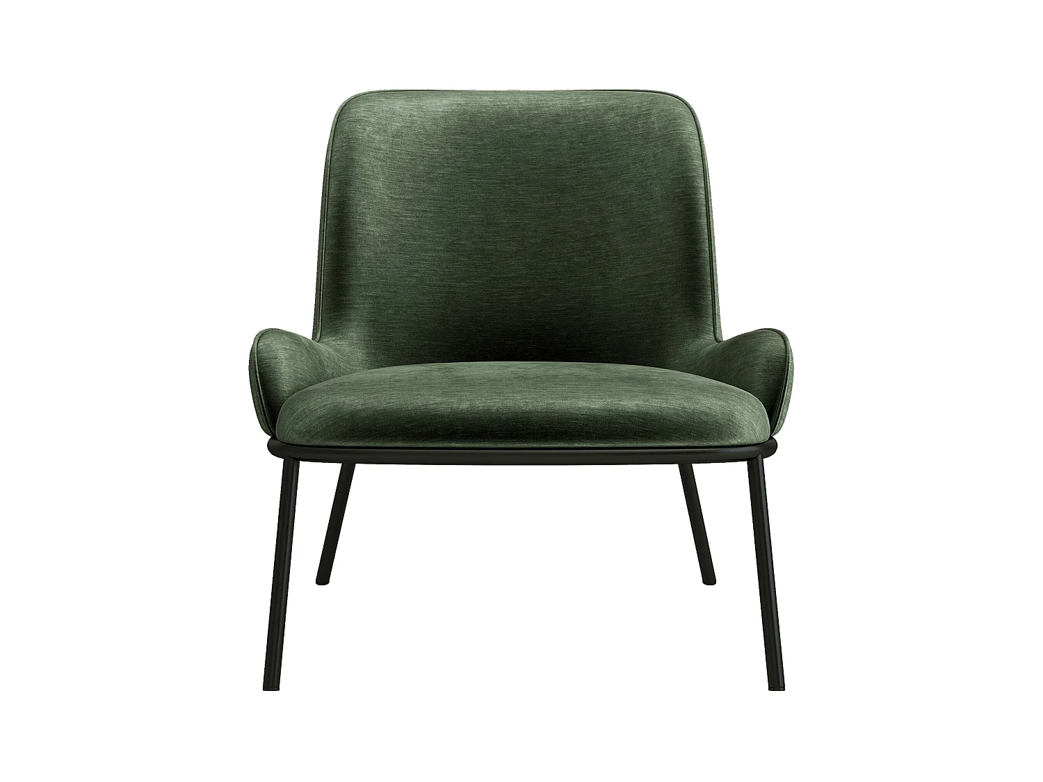 ALVIN-Poltrona lounge in velluto salvia retrò