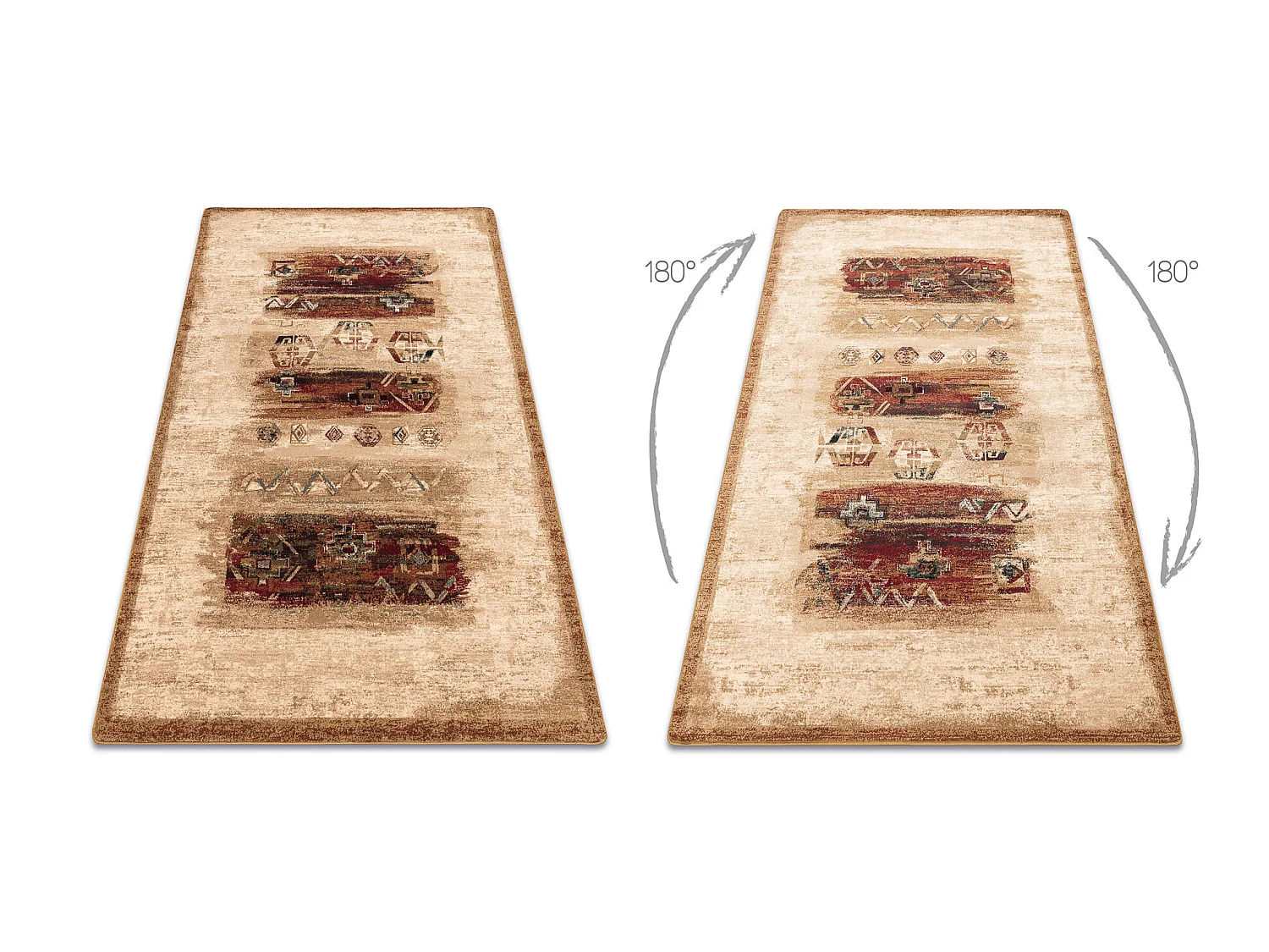 Tapijt OMEGA MODENA helder , robijn 135x200 cm