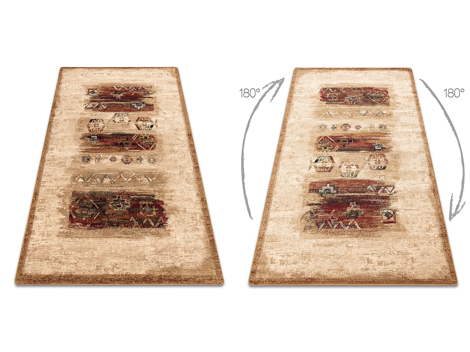 Tapijt OMEGA MODENA helder , robijn 235x350 cm