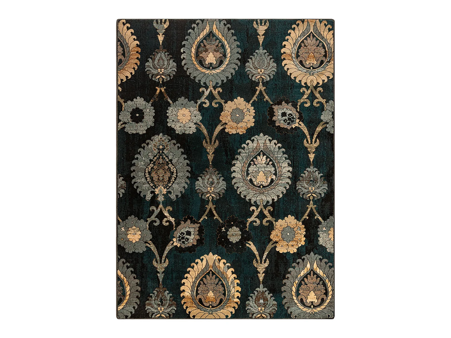 Dywan wełniany POLONIA Olivo Ornament patyna zielony 235x350 cm