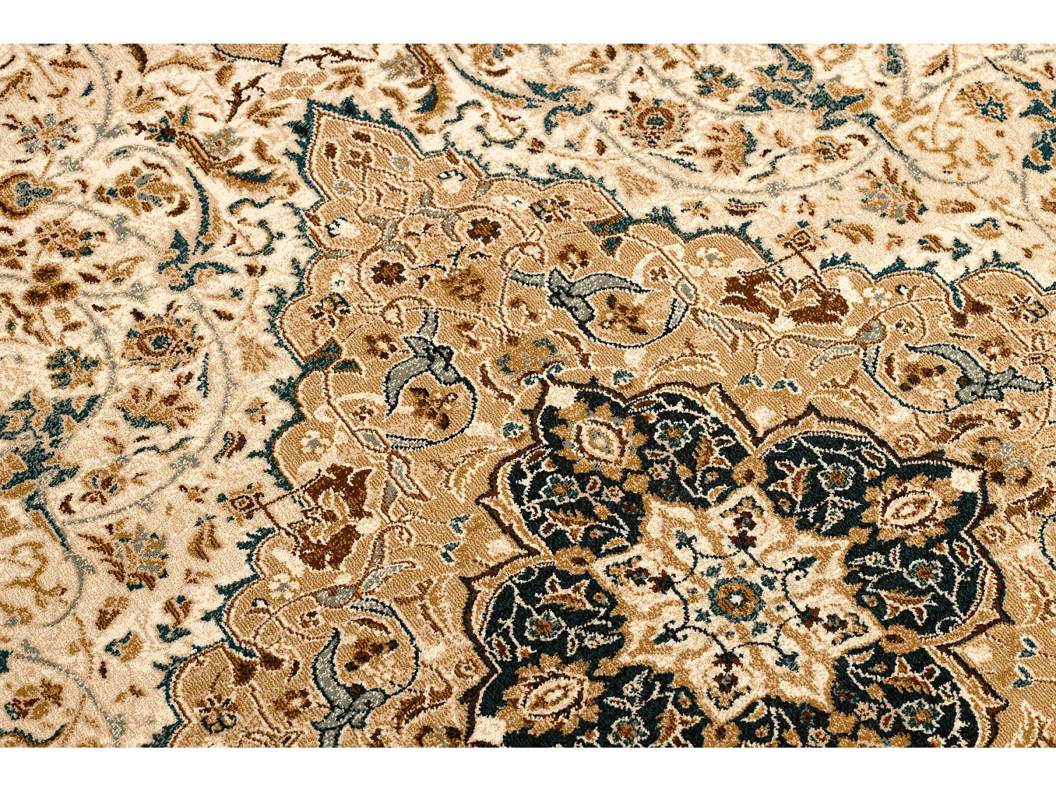 Dywan wełniany SUPERIOR PIENA rozeta kamel  300x400 cm