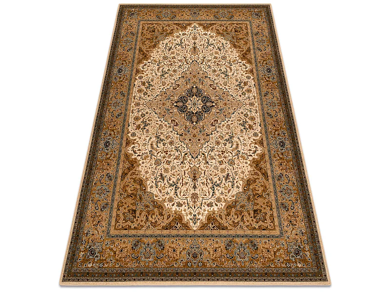 Dywan wełniany SUPERIOR PIENA rozeta kamel  300x400 cm