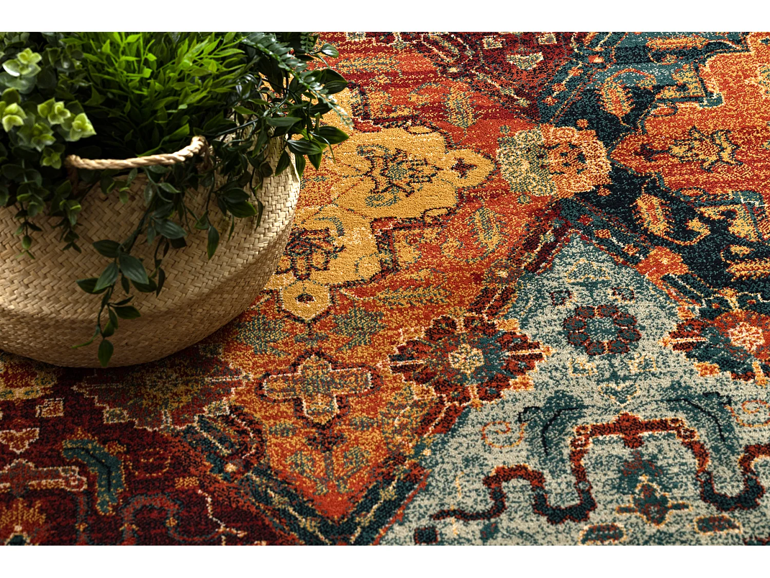 Tapijt OMEGA Torino oosters - robijn 235x350 cm