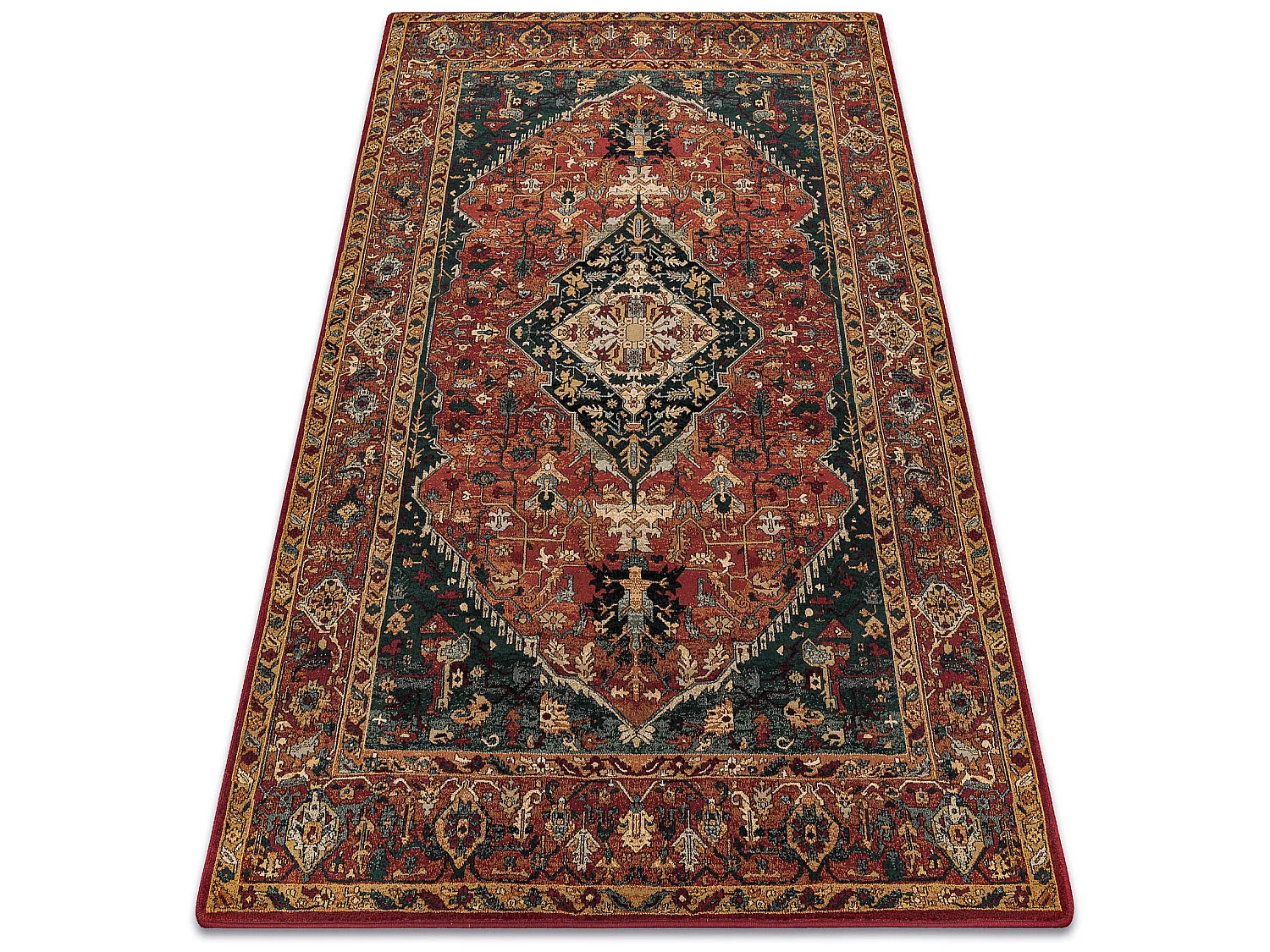 Tapijt SUPERIOR Kasim kader robijn 200x300 cm