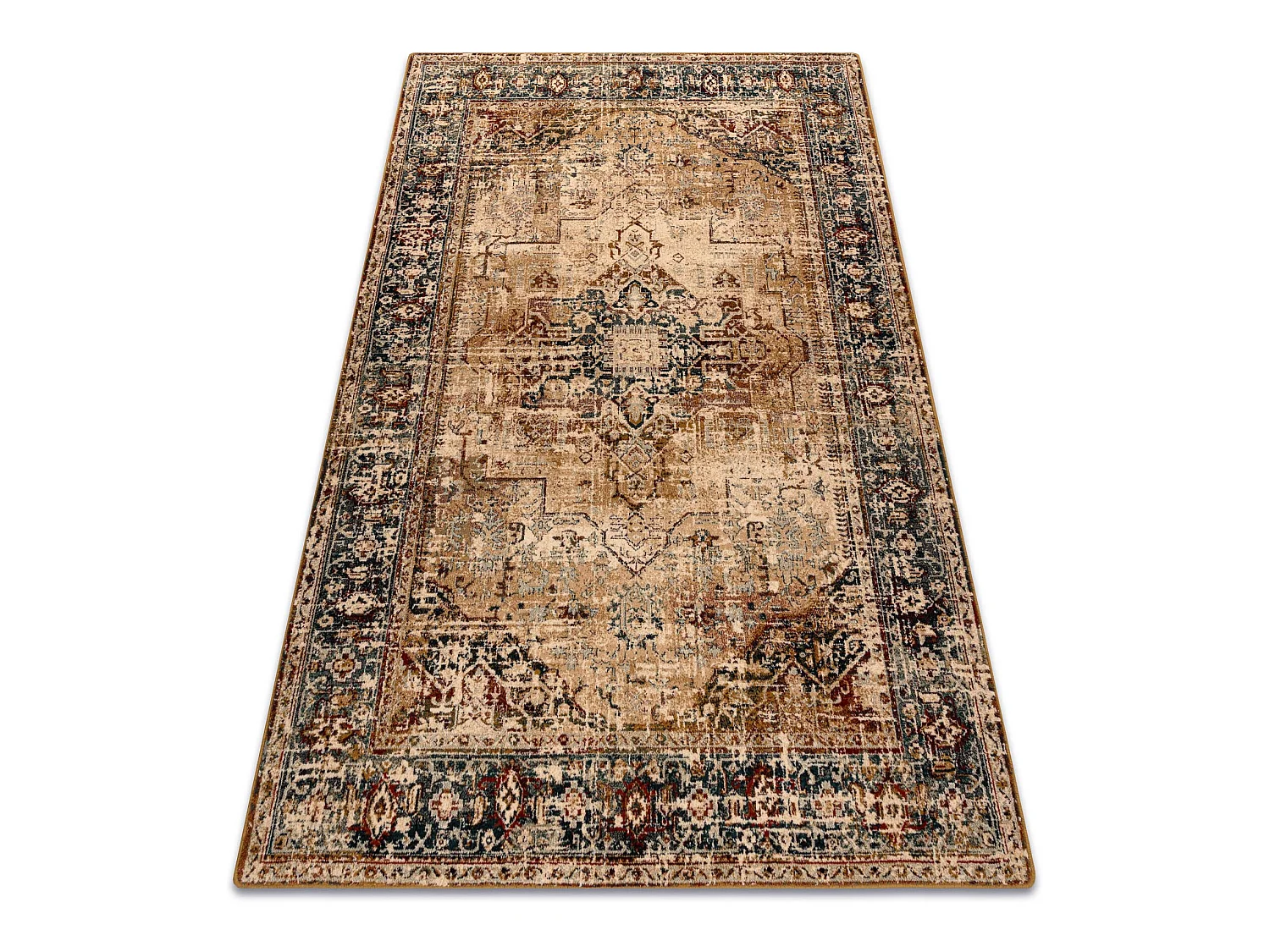 Tapis en laine POLONIA KALAR émeraude 300x400 cm