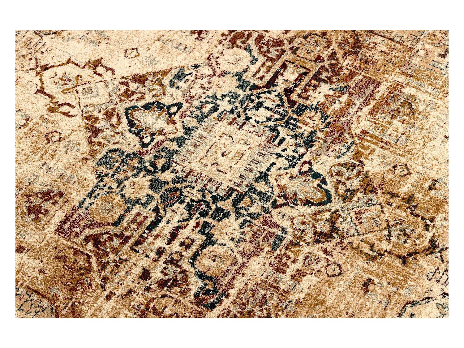 Tapis en laine POLONIA KALAR émeraude 300x400 cm