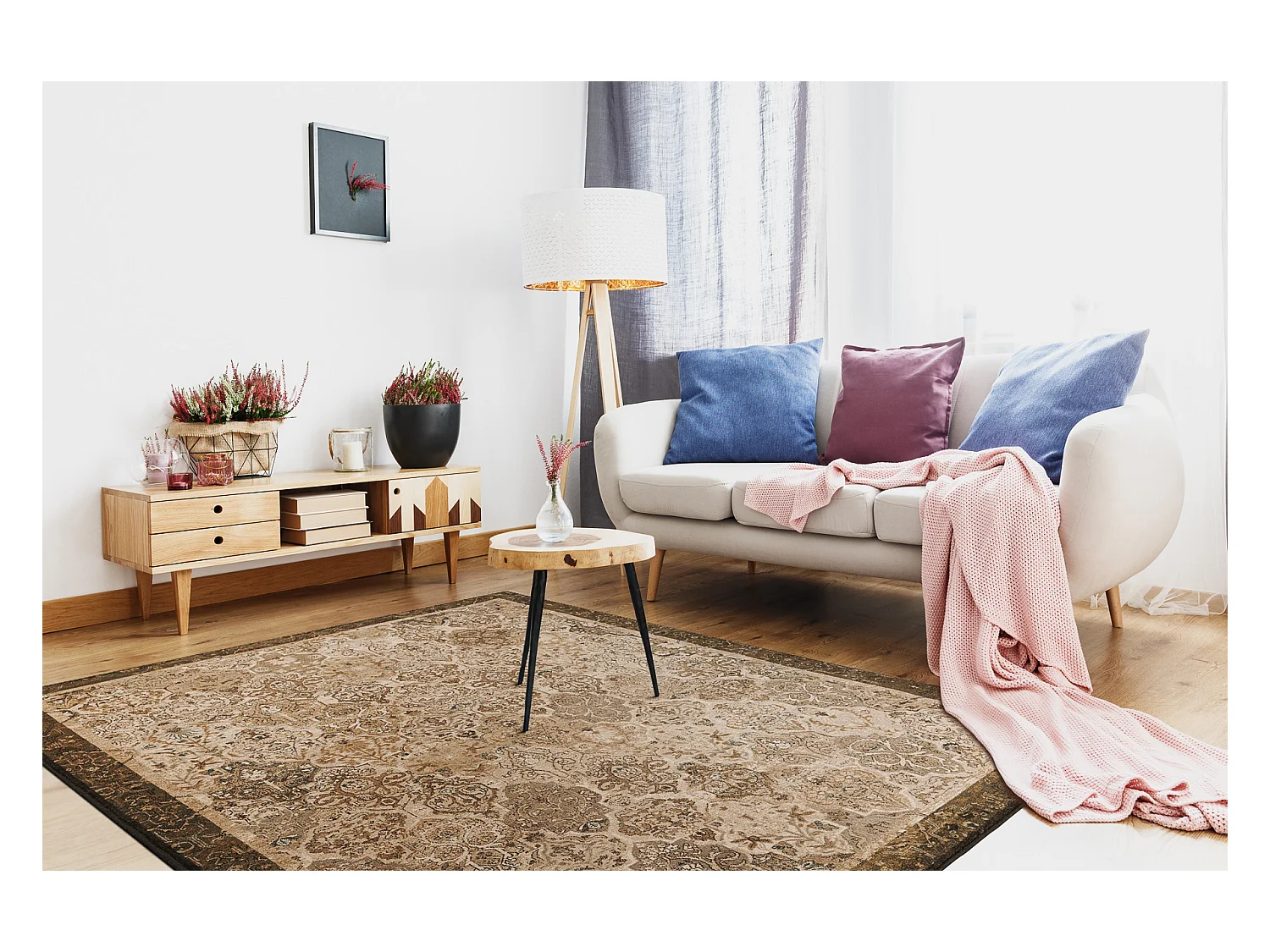 Wollteppich SUPERIOR KAIN kamel 135x200 cm