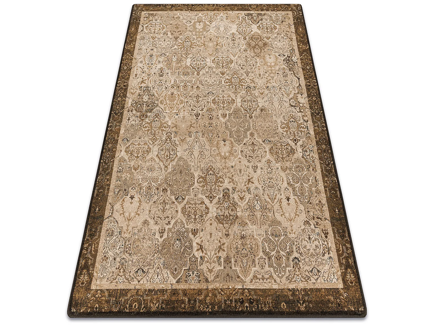 Tapis en laine SUPERIOR KAIN chameau 135x200 cm