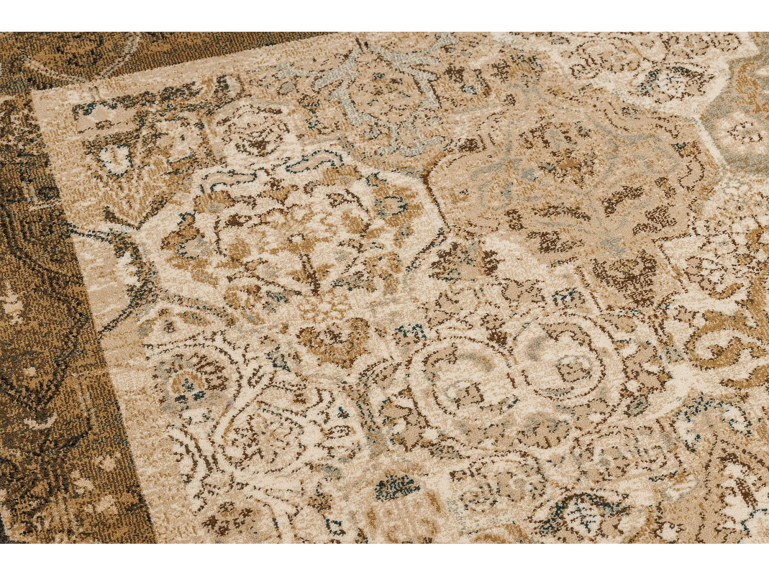 Tapis en laine SUPERIOR KAIN chameau 135x200 cm