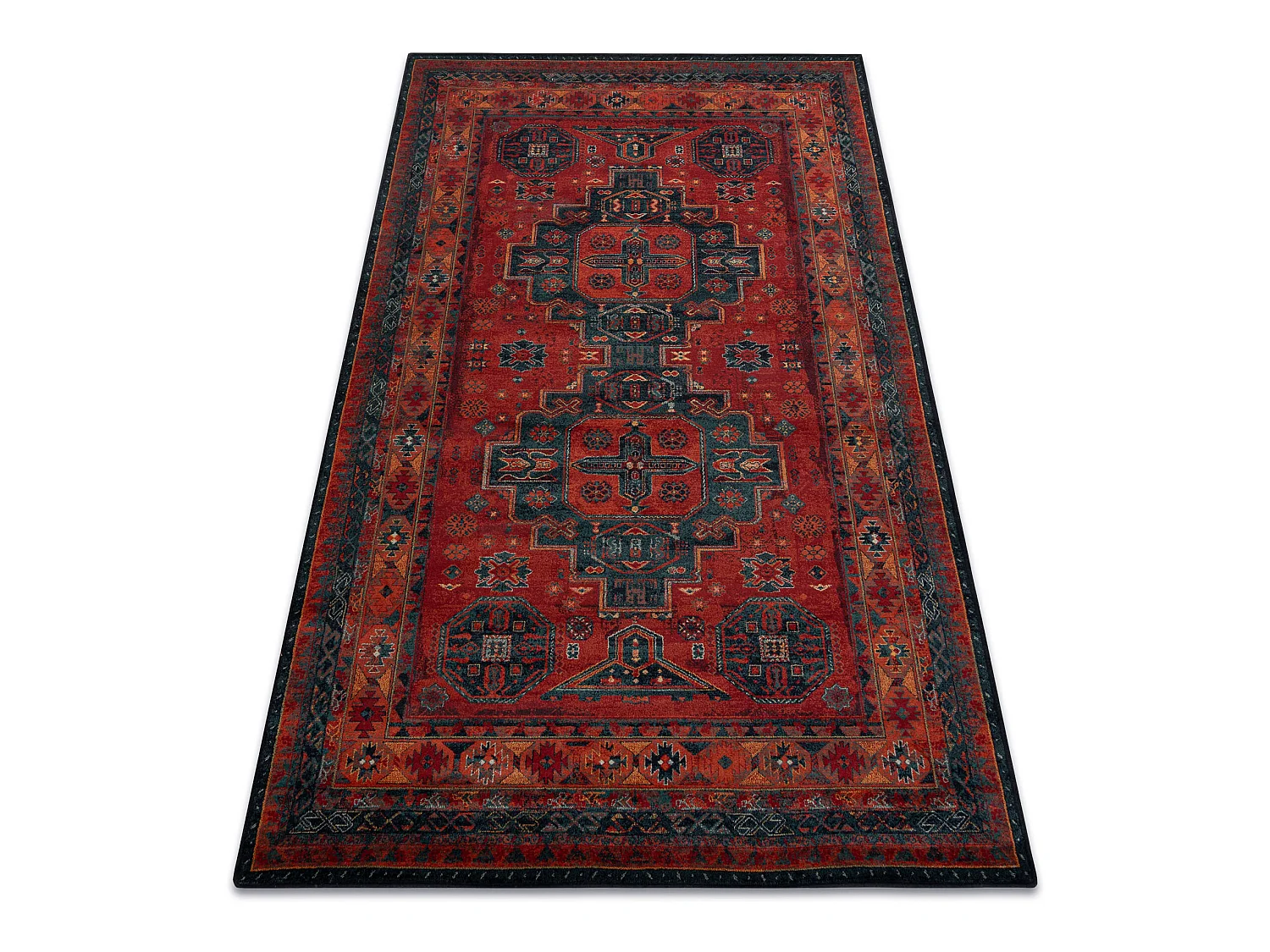 Tapis en laine OMEGA HARI oriental - rubis 170x235 cm