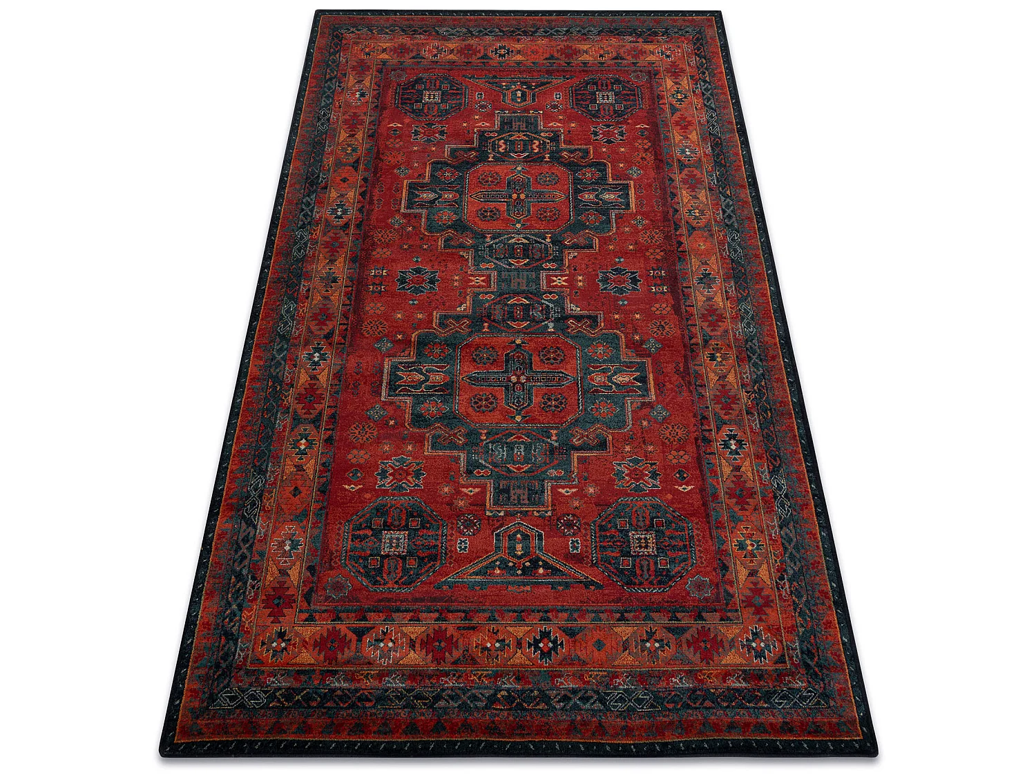 Tapis en laine OMEGA HARI oriental - rubis 170x235 cm