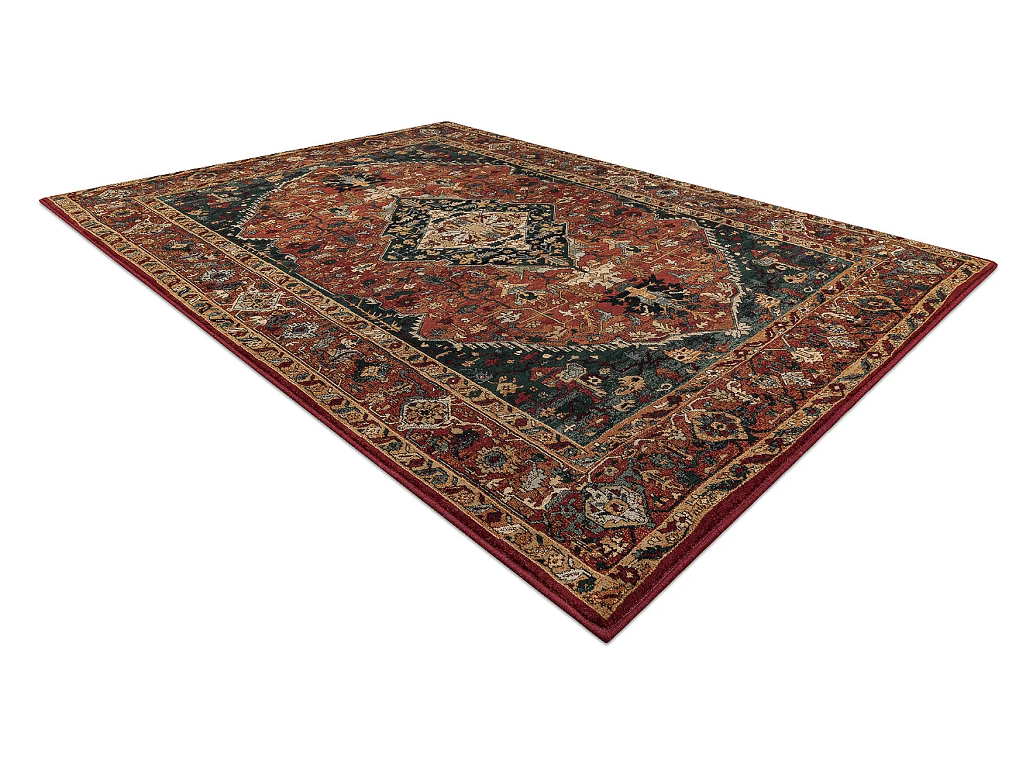 Tapijt SUPERIOR Kasim kader robijn 235x350 cm