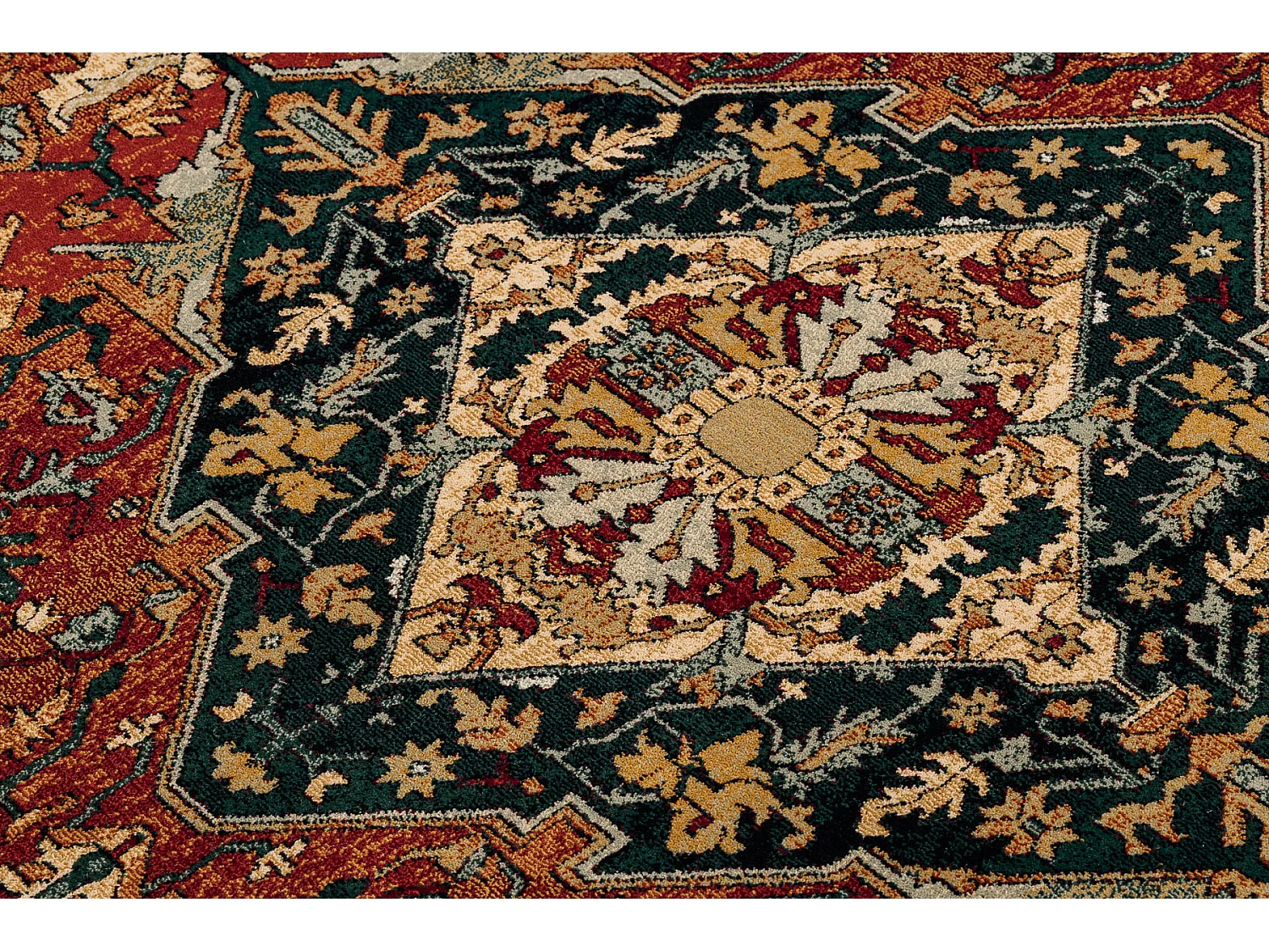 Tapijt SUPERIOR Kasim kader robijn 235x350 cm