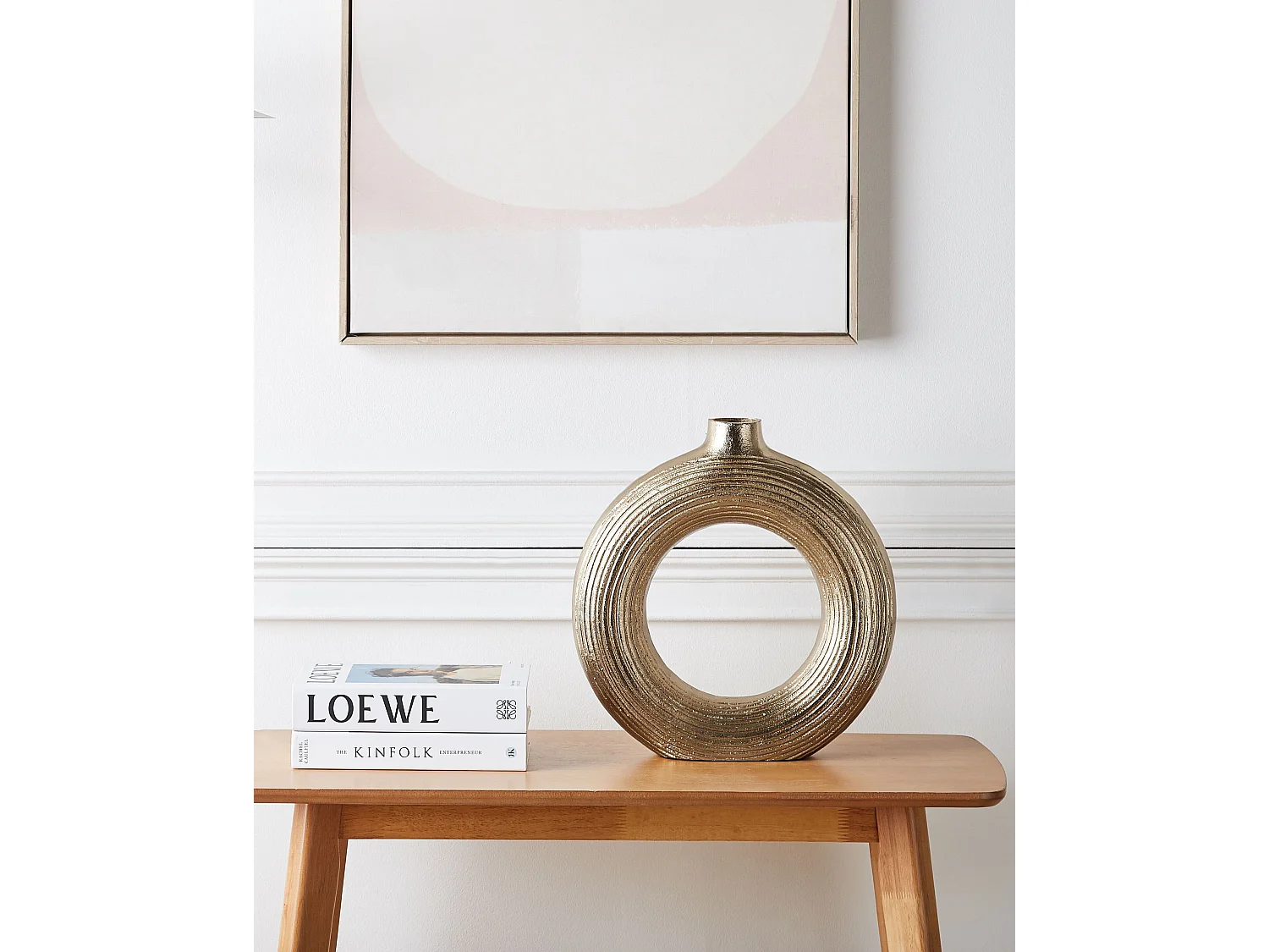 Decovaas COMAL Metaal 40 cm Goud