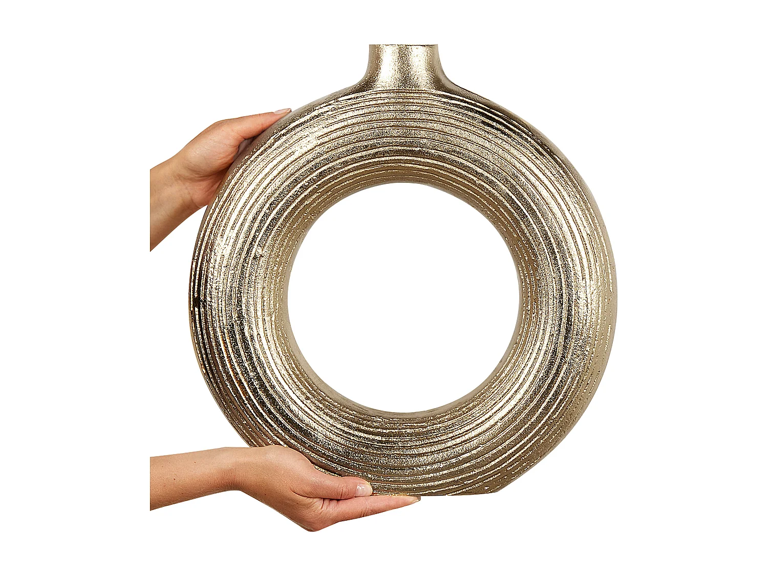 Decovaas COMAL Metaal 40 cm Goud