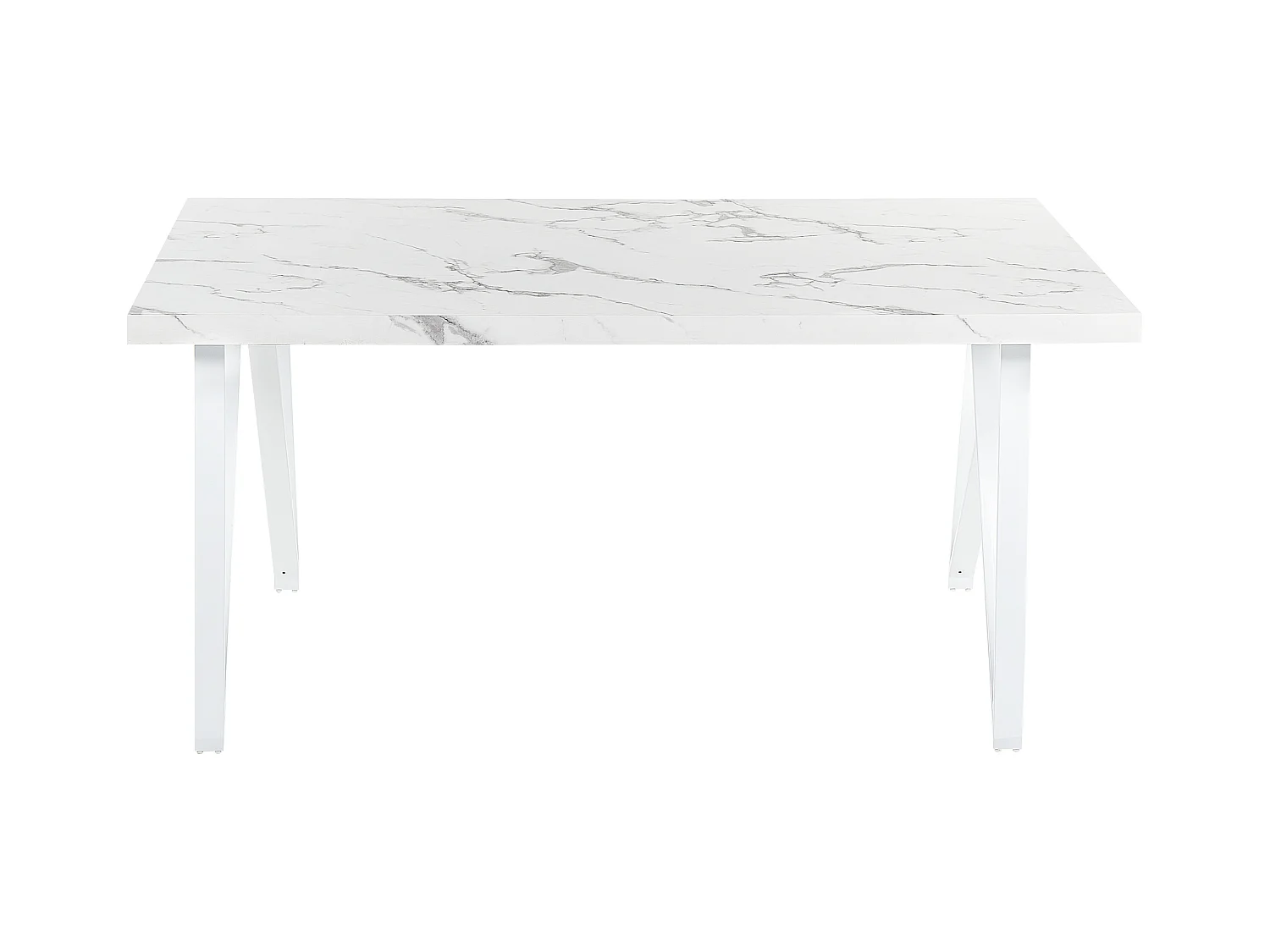 Stół do jadalni GRIEGER Biały 160 cm 90 cm