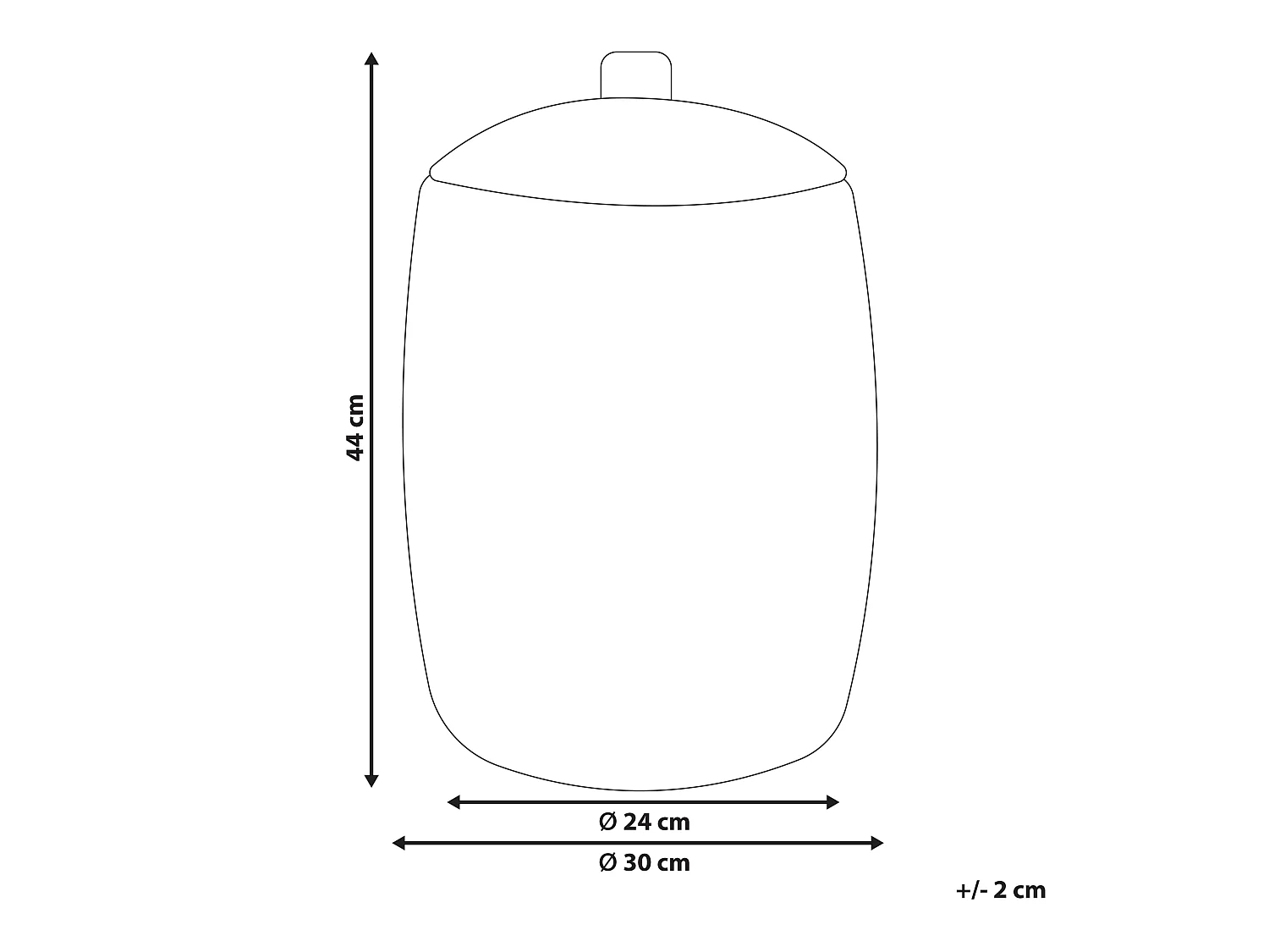 Kosz GADIS Rattan Naturalny