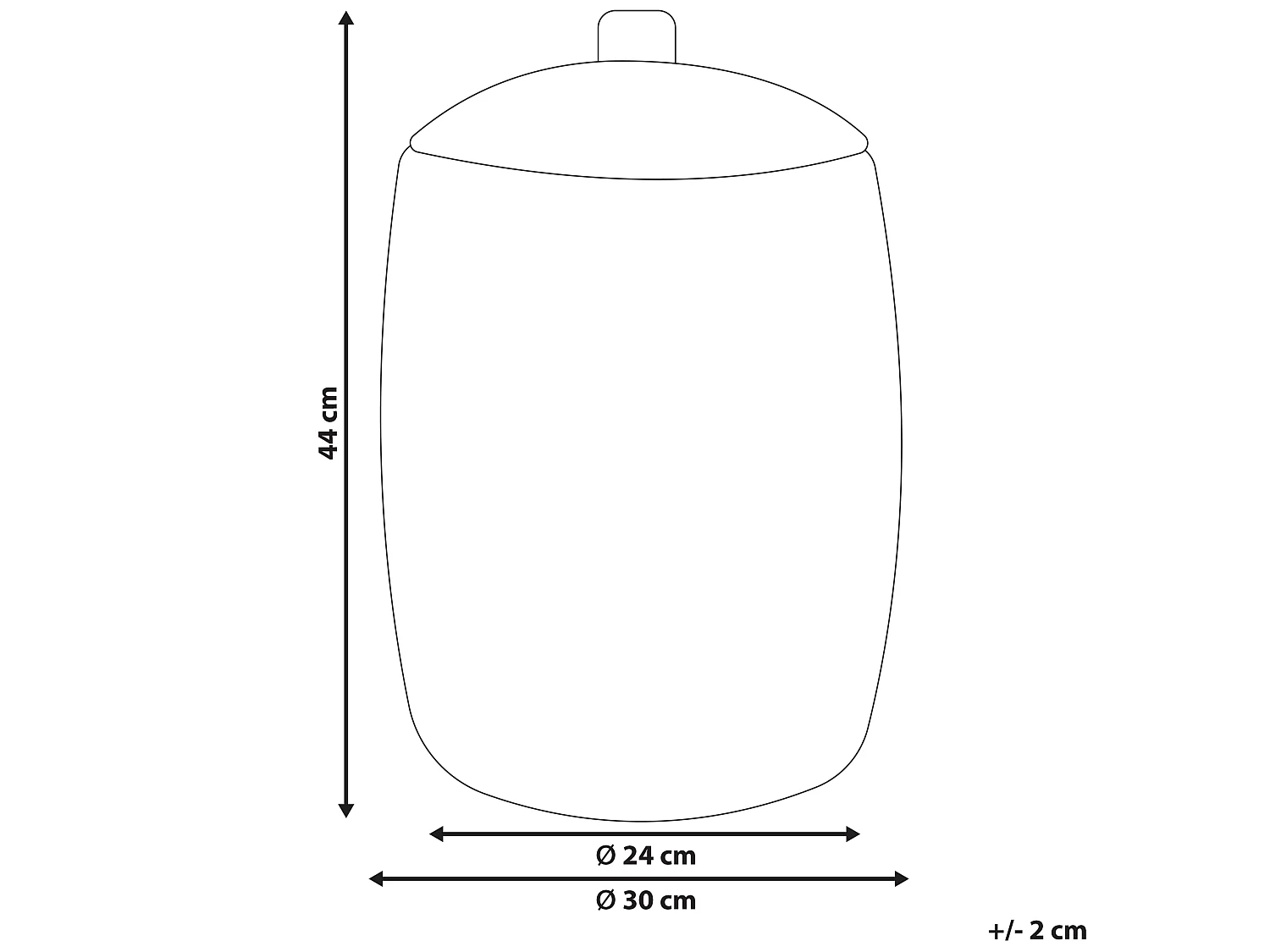 Cesta GADIS Ratán Natural