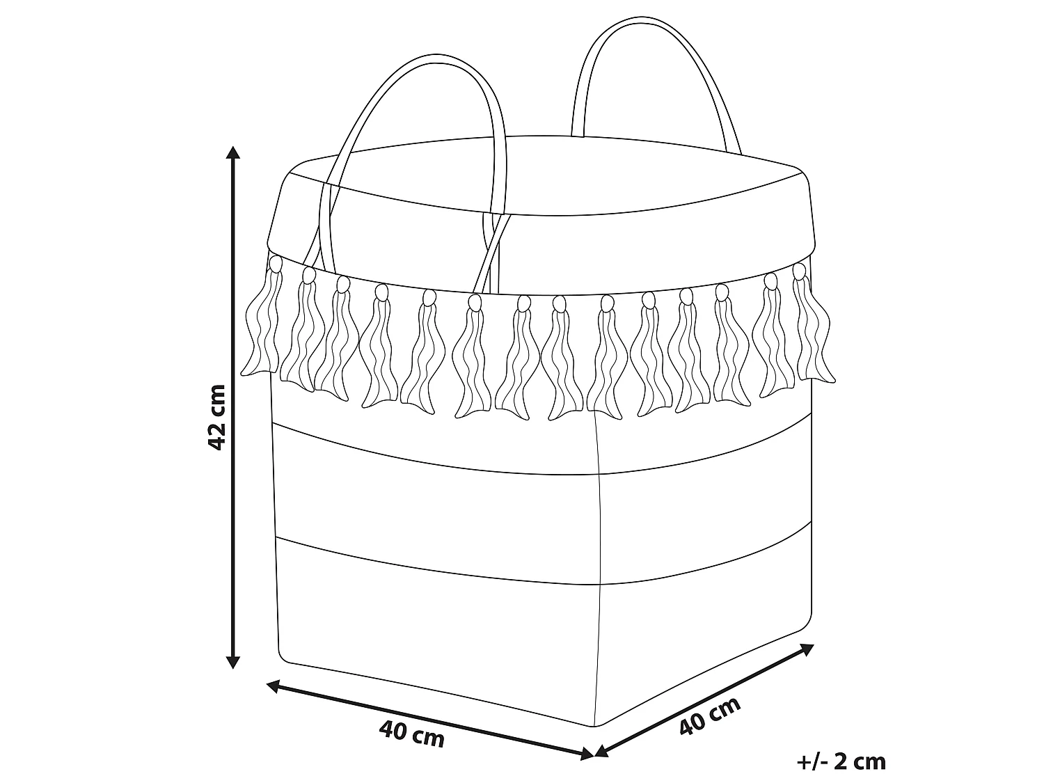 Kosz MESUJI Drewno bambusowe Naturalny