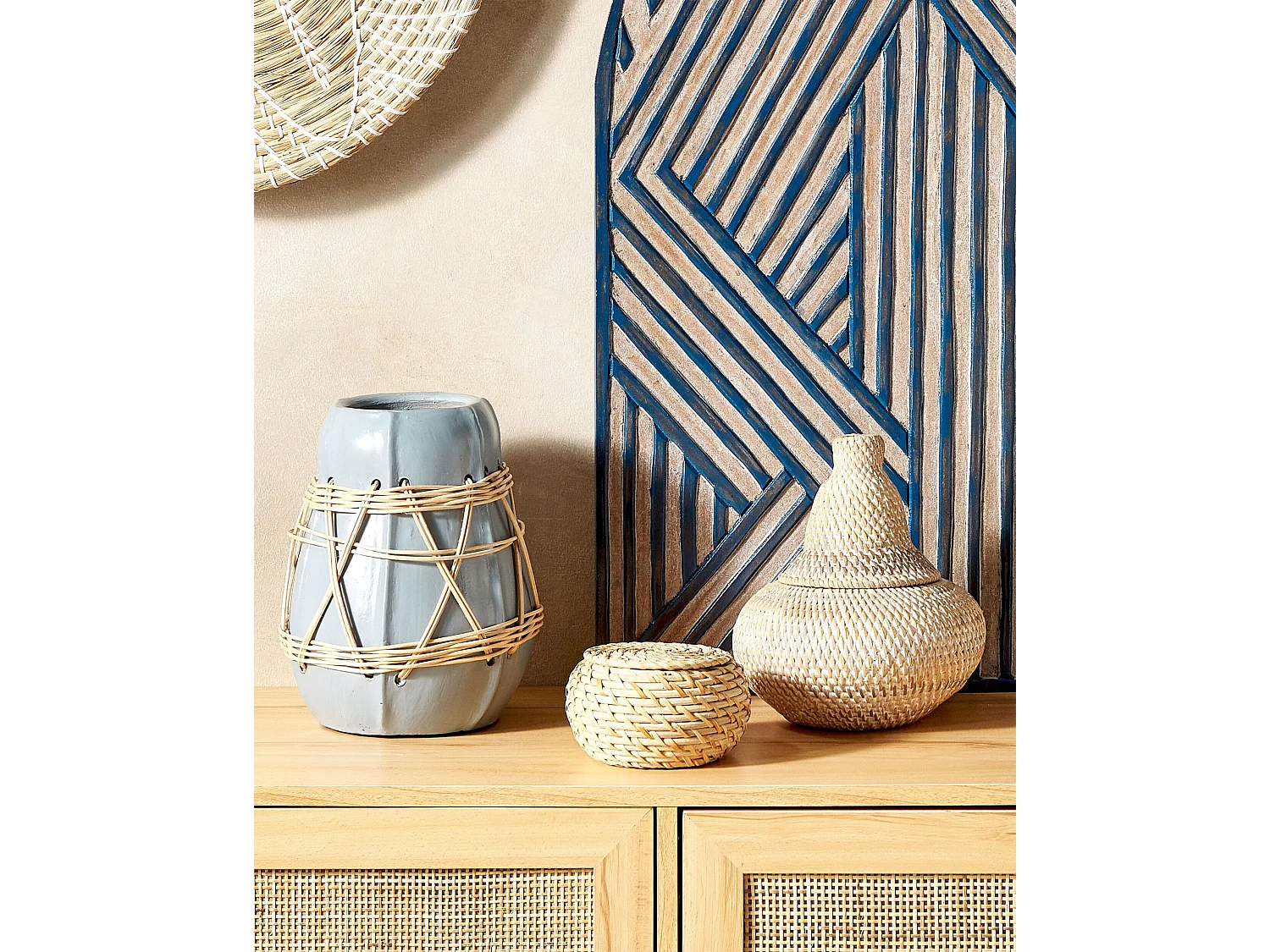 Cestino BILA Rattan Naturale