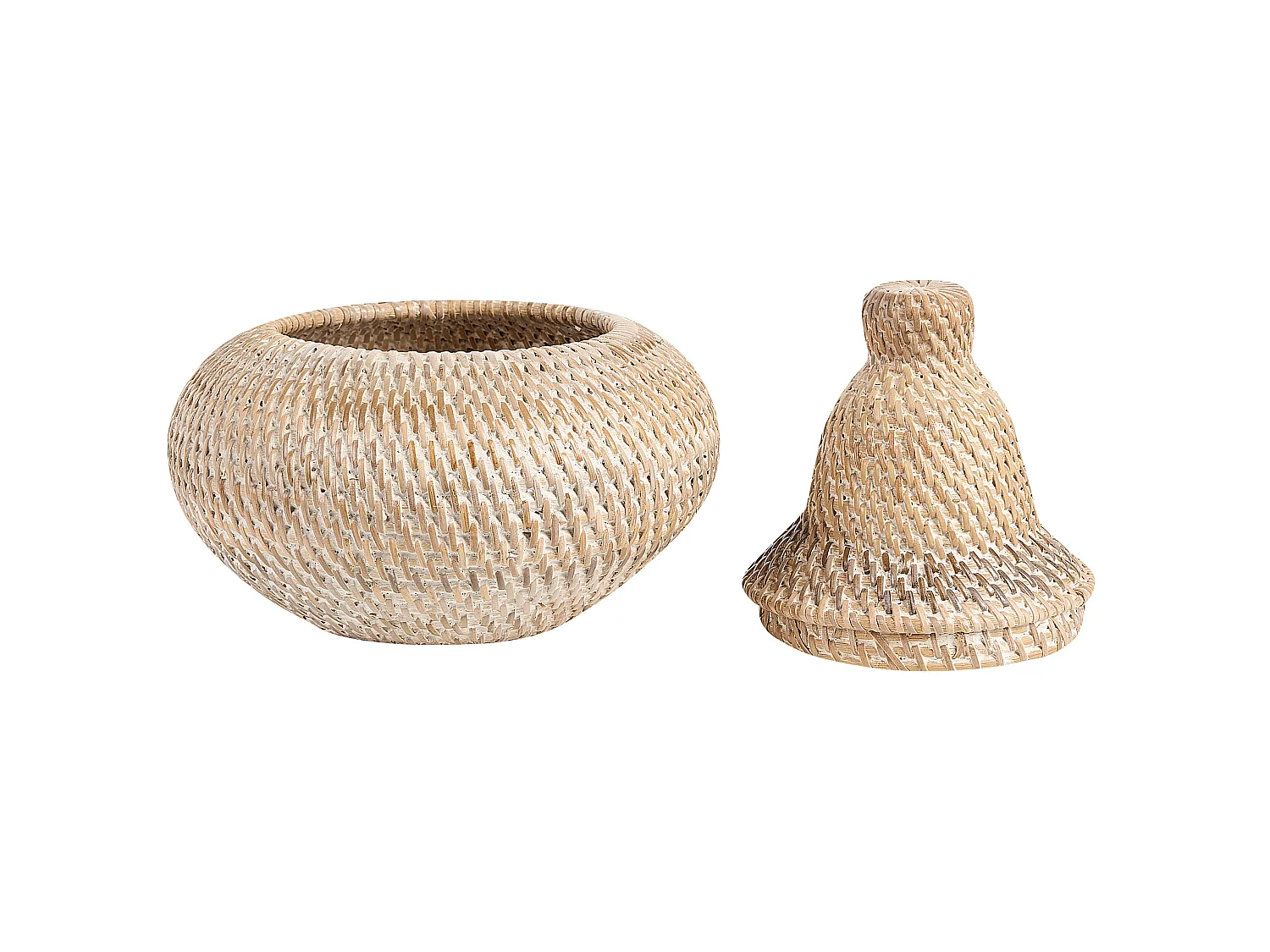 Kosz BILA Rattan Naturalny