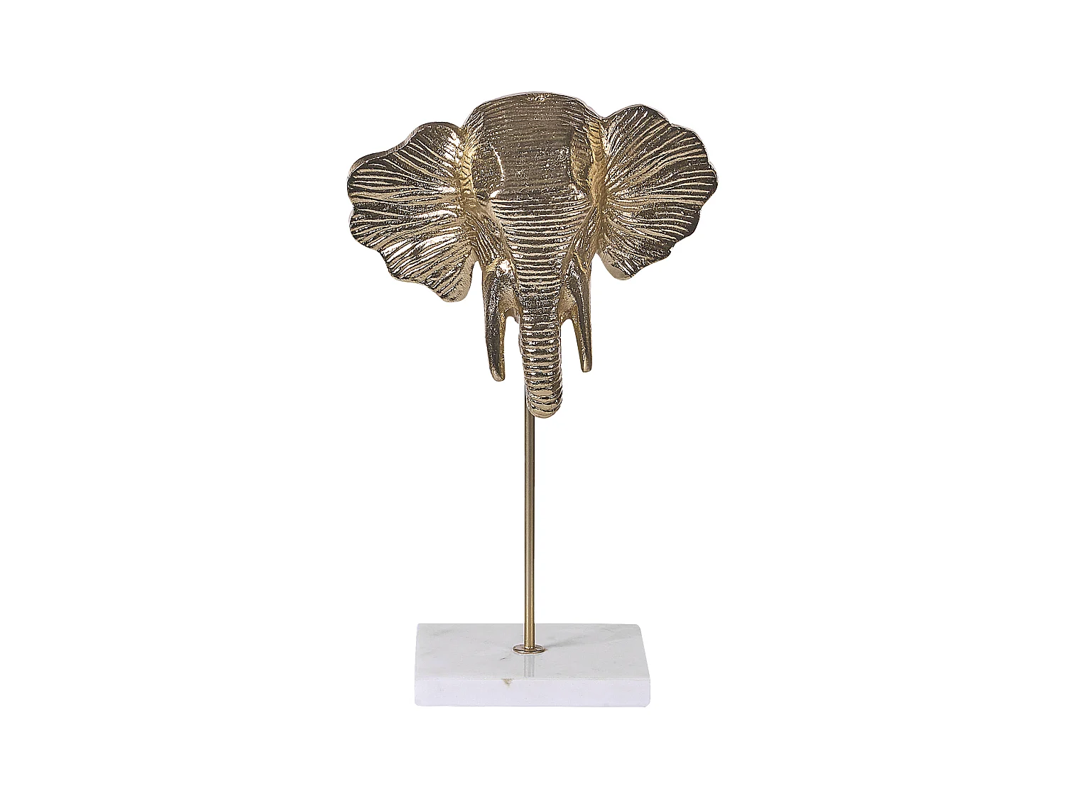 Figura decorativa Elefante KASO Metal Dorado