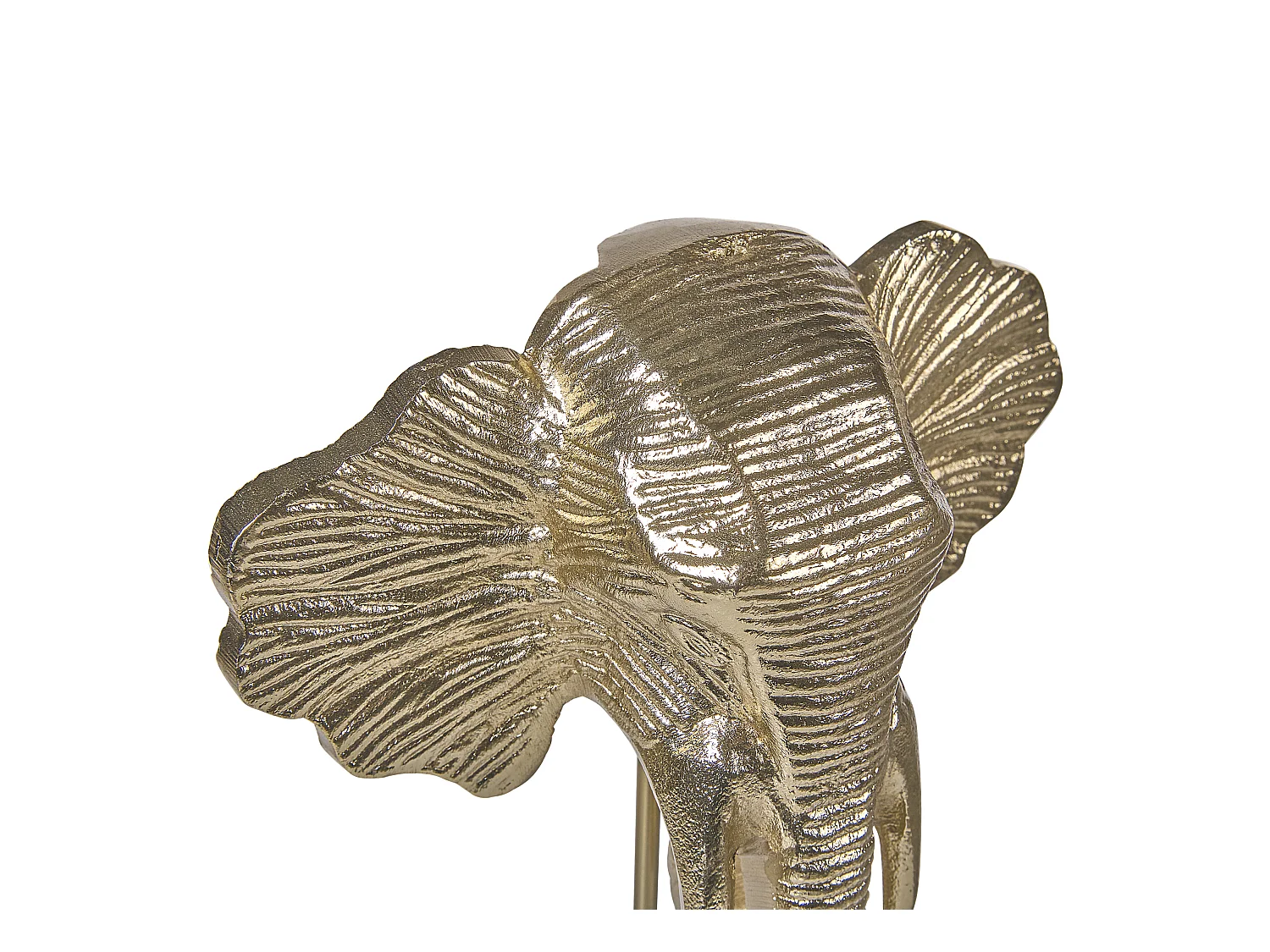 Figura decorativa Elefante KASO Metal Dorado