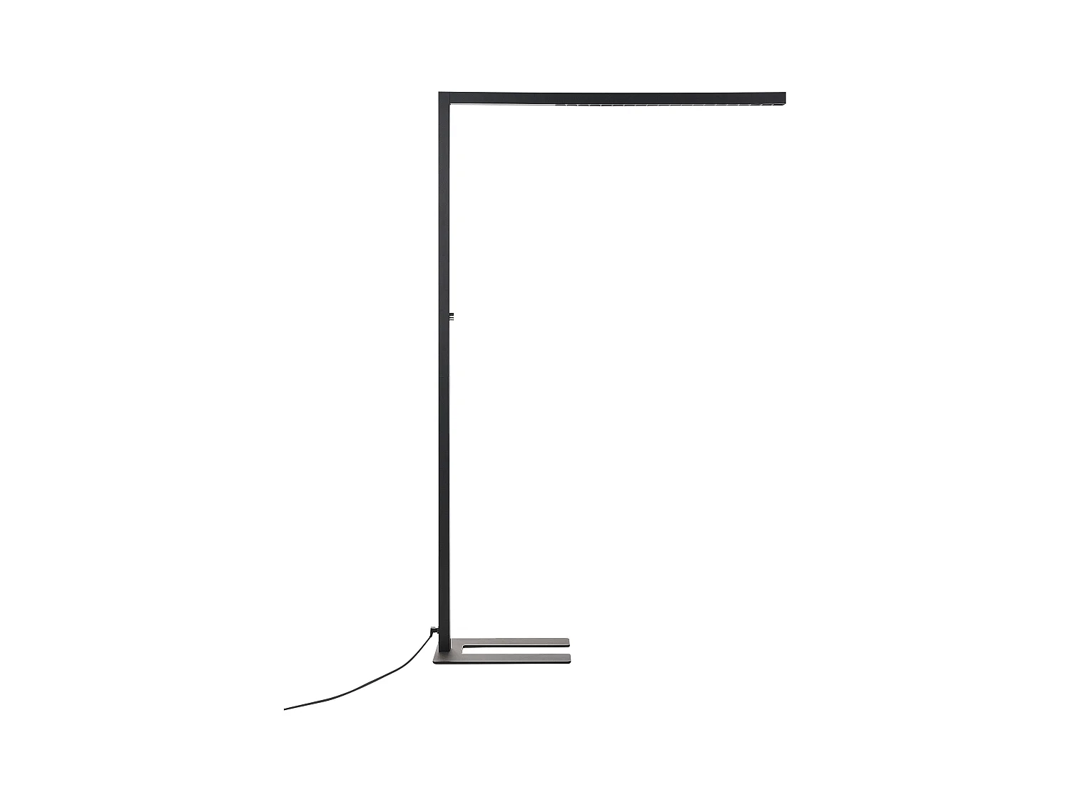 Lámpara LED de pie SAGITTA con regulador de intensidad Metal Negro