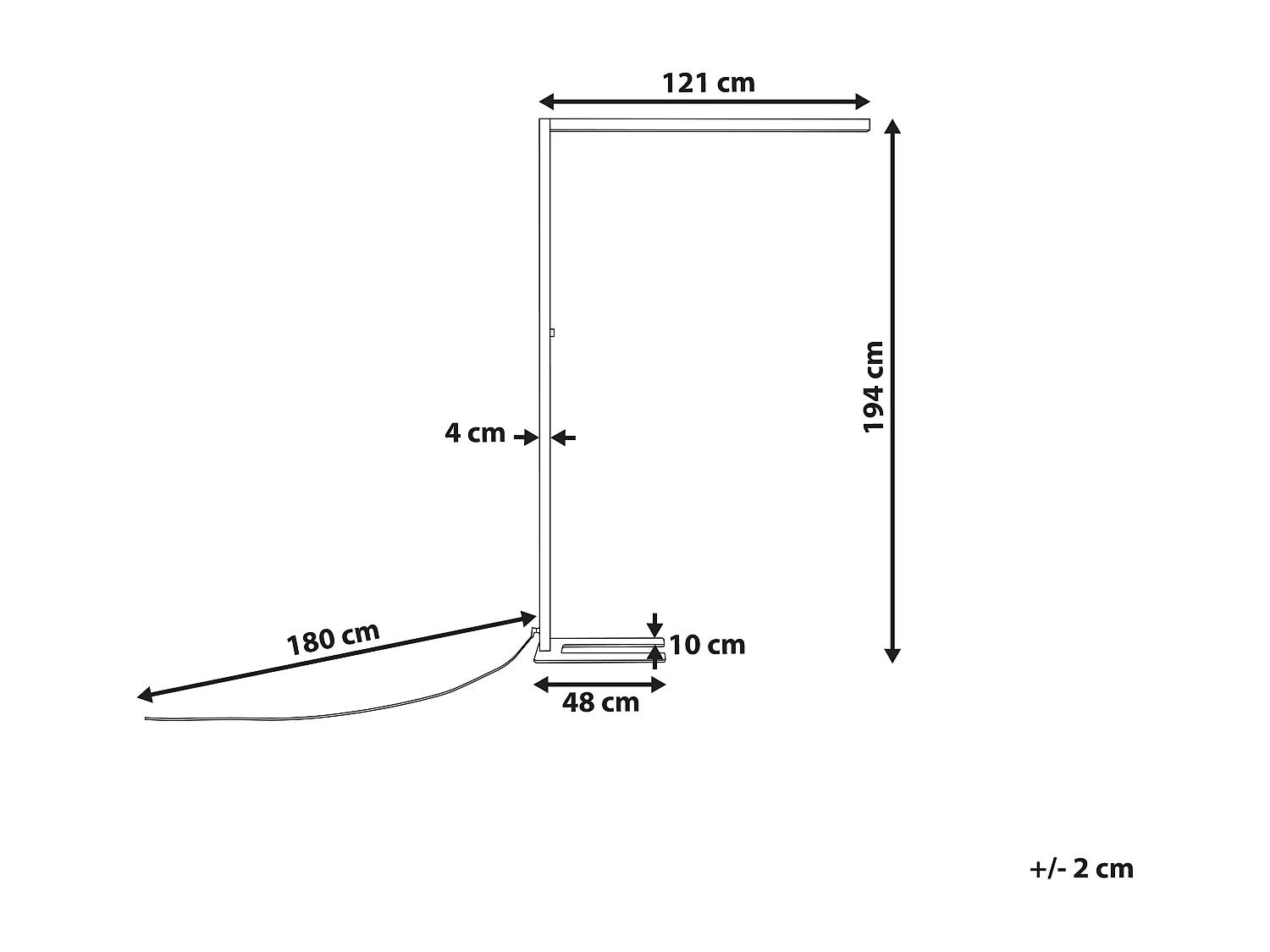LED staande lamp SAGITTA Met dimmer Metaal Zwart
