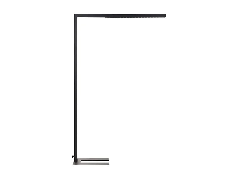 LED-Stehlampe Metall schwarz 194 cm Touch-Funktion dimmbar Bogenlampe Mensa