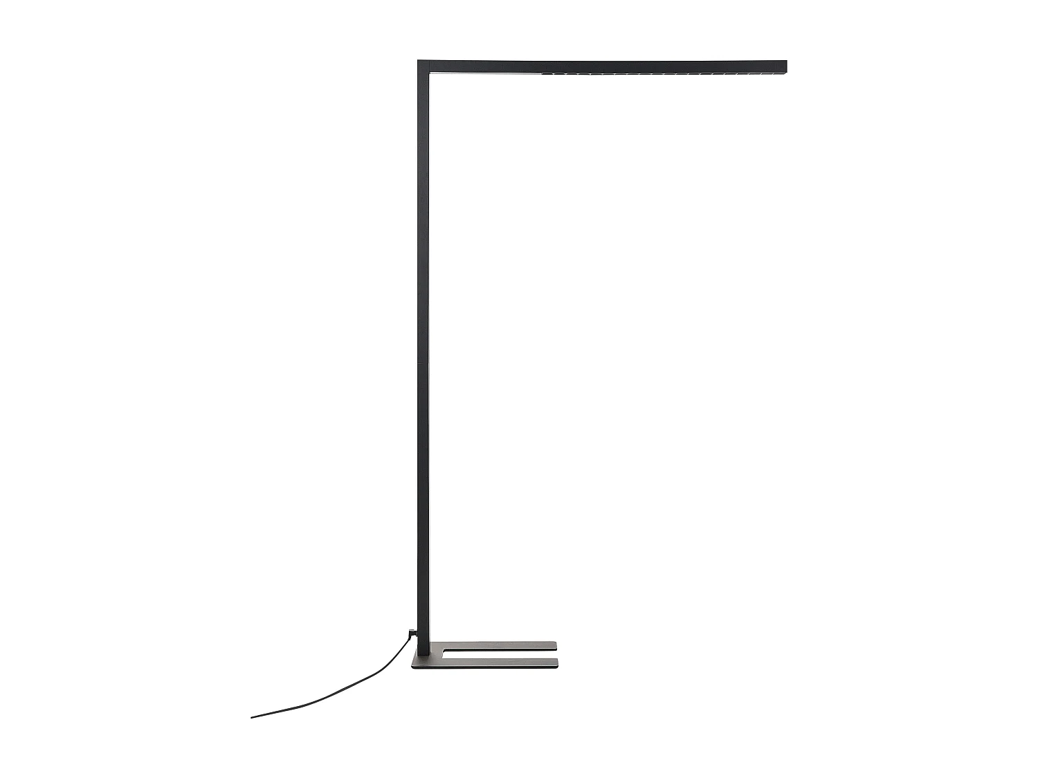 LED Stehlampe MENSA mit Bewegungsmelder Metall Schwarz