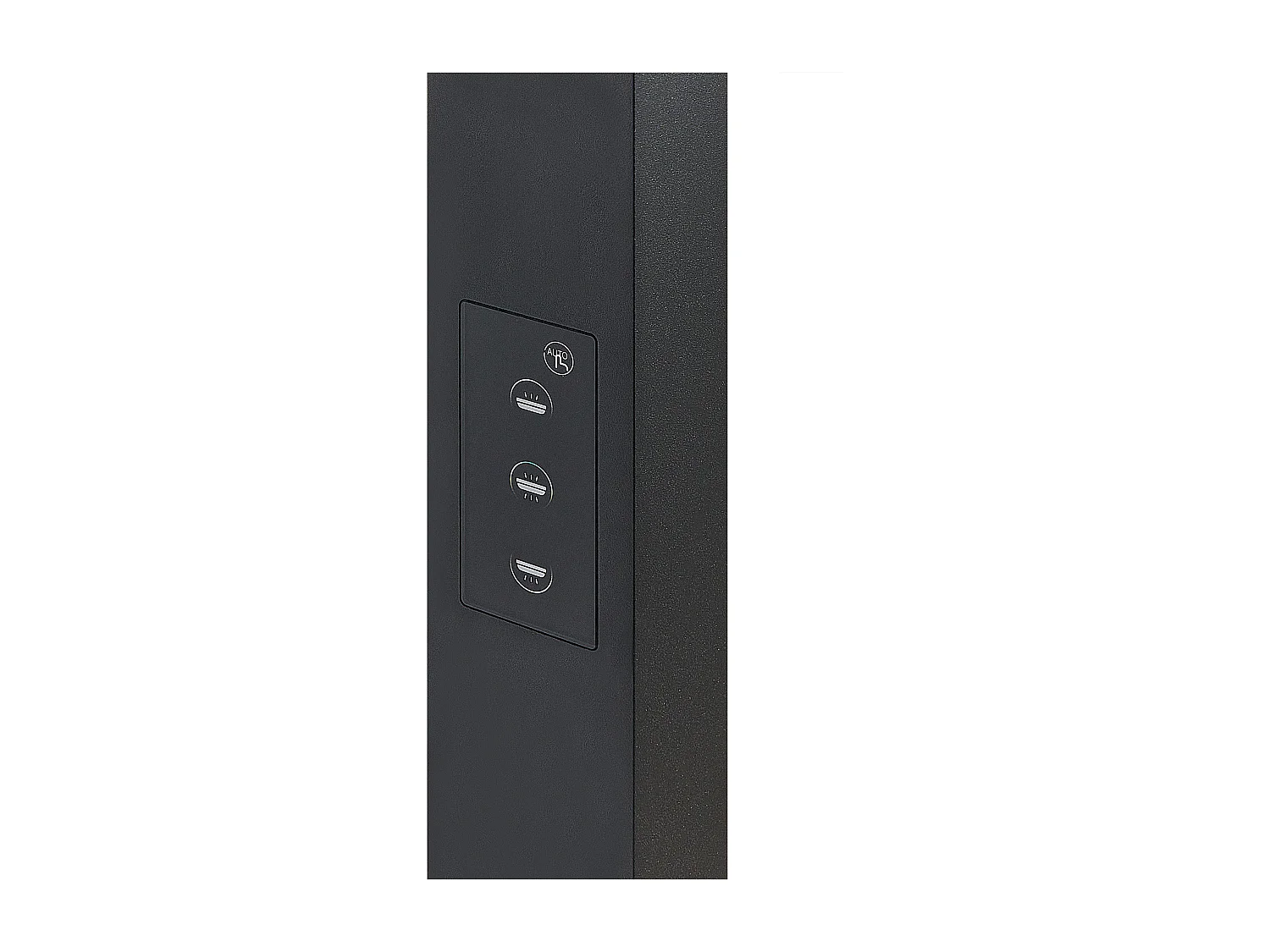LED Stehlampe MENSA mit Bewegungsmelder Metall Schwarz